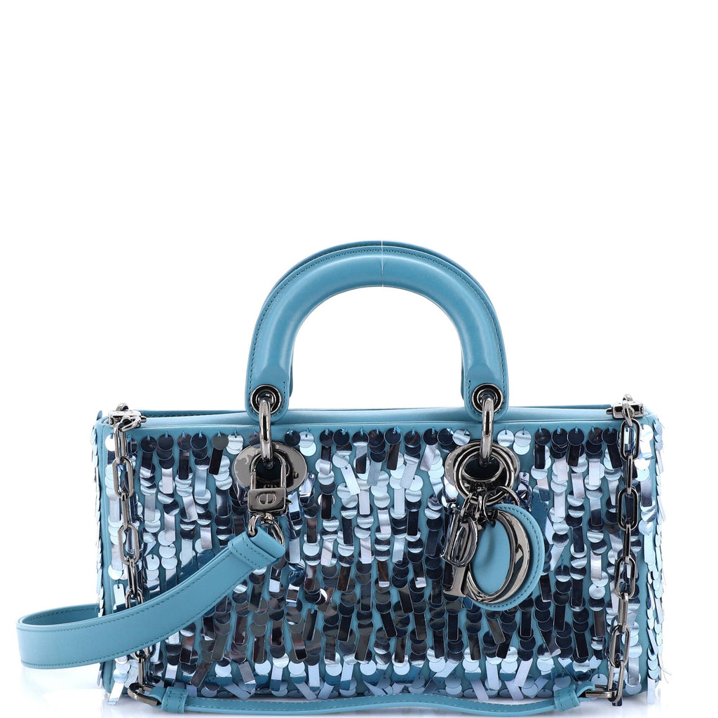 Lady D-Joy Bag Sequin Embellished Leather Medium