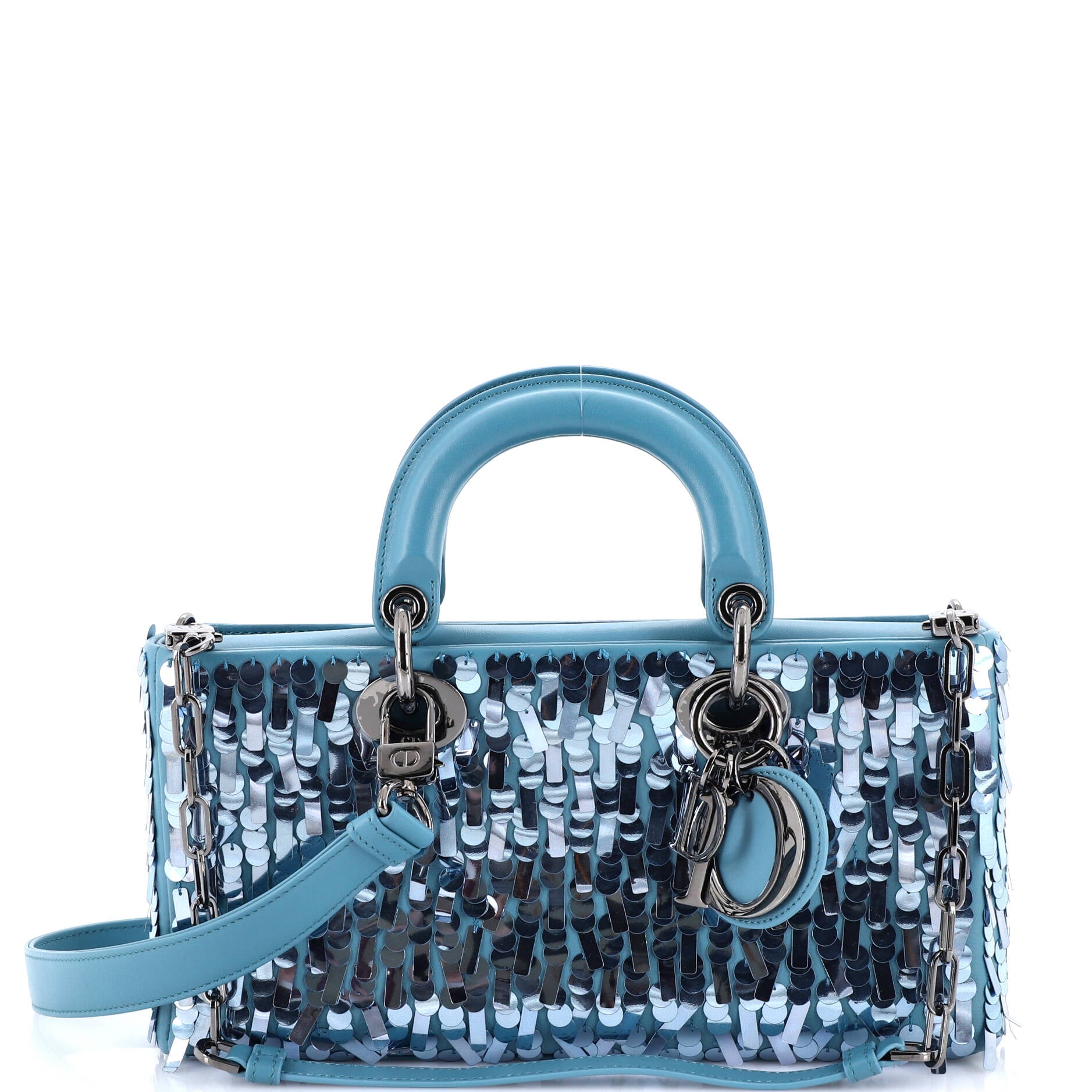 Lady D-Joy Bag Sequin Embellished Leather Medium