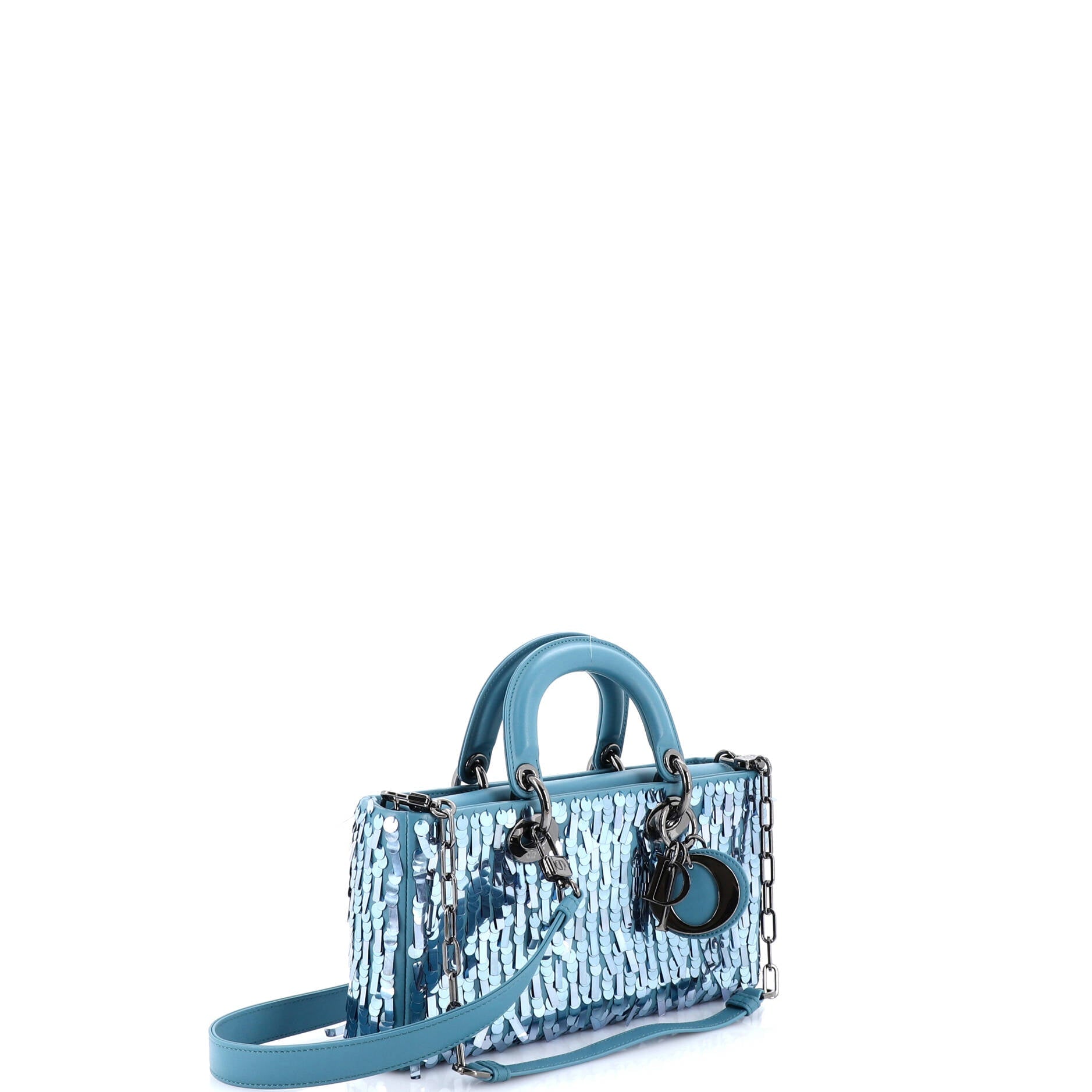 Lady D-Joy Bag Sequin Embellished Leather Medium