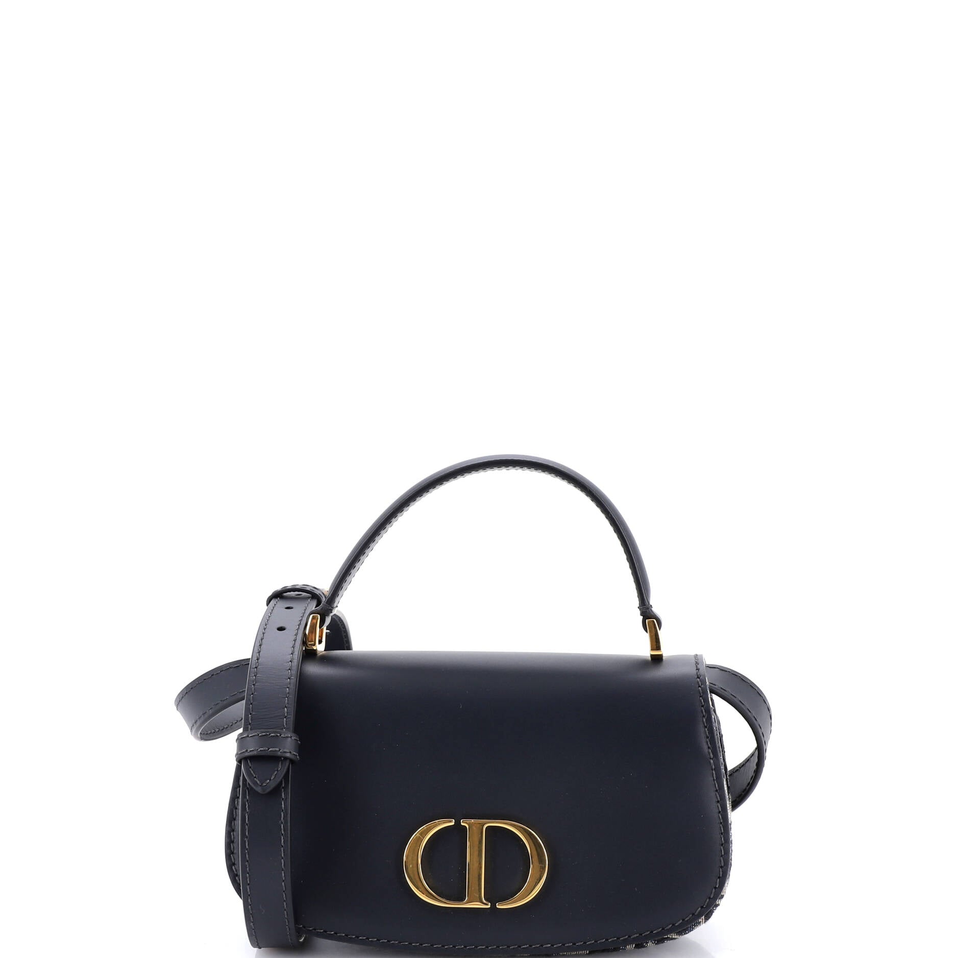 30 Montaigne Avenue Top Handle Bag Leather Small