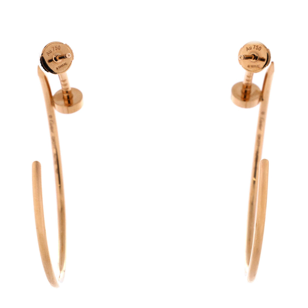 Juste un Clou Hoop Earrings 18K Rose Gold XL