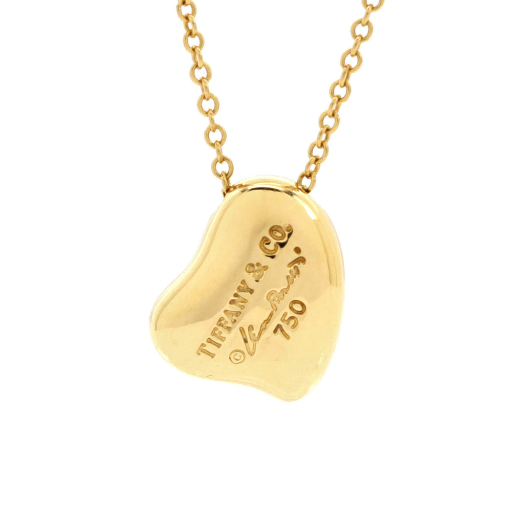 Elsa Peretti Full Heart Necklace 18K Yellow Gold