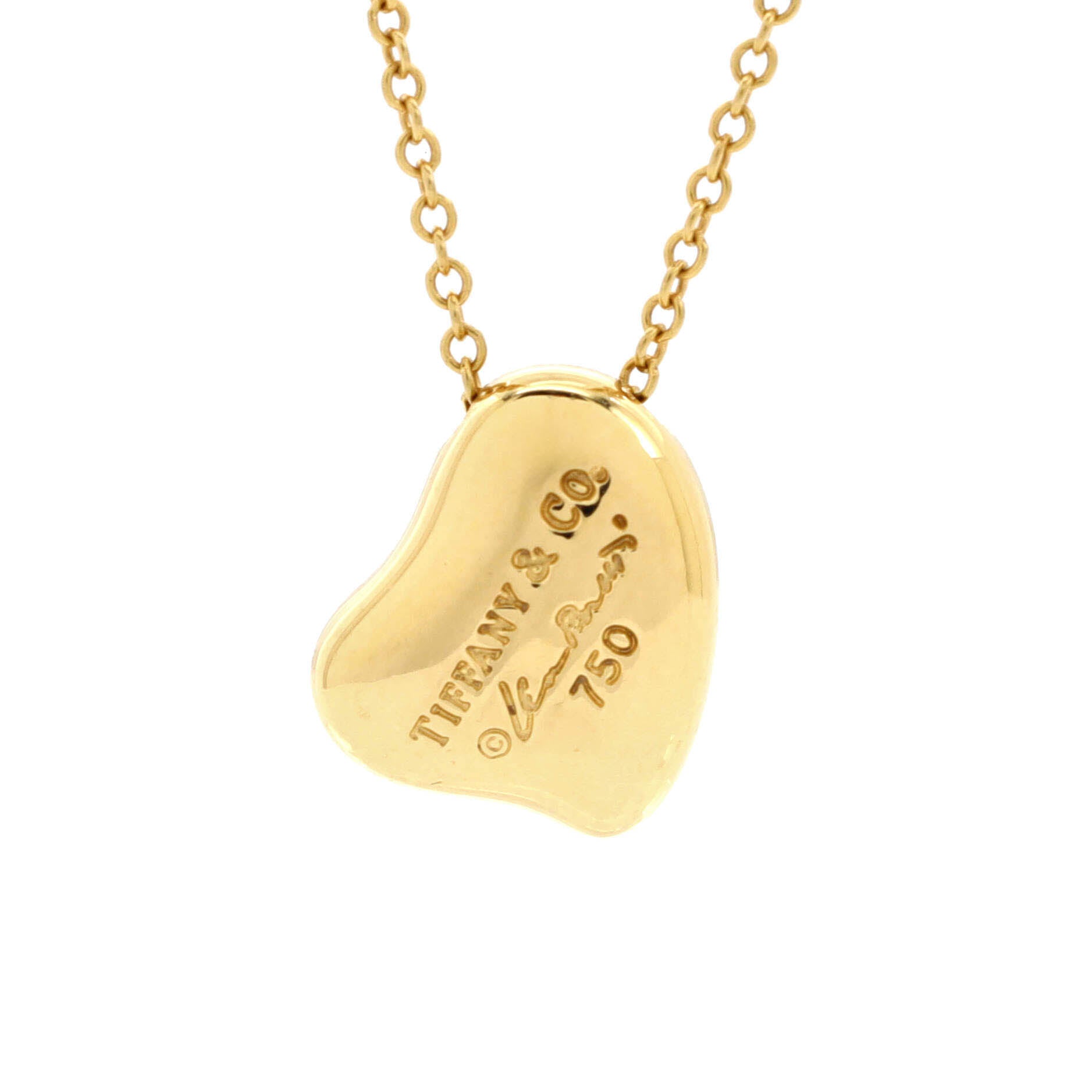 Elsa Peretti Full Heart Necklace 18K Yellow Gold