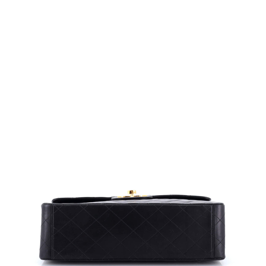 Vintage Classic Double Flap Bag Quilted Lambskin Jumbo