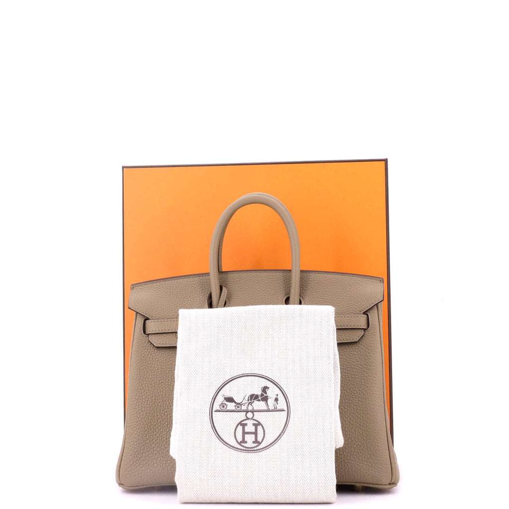 Birkin Handbag Beige Marfa Togo with Gold Hardware 25