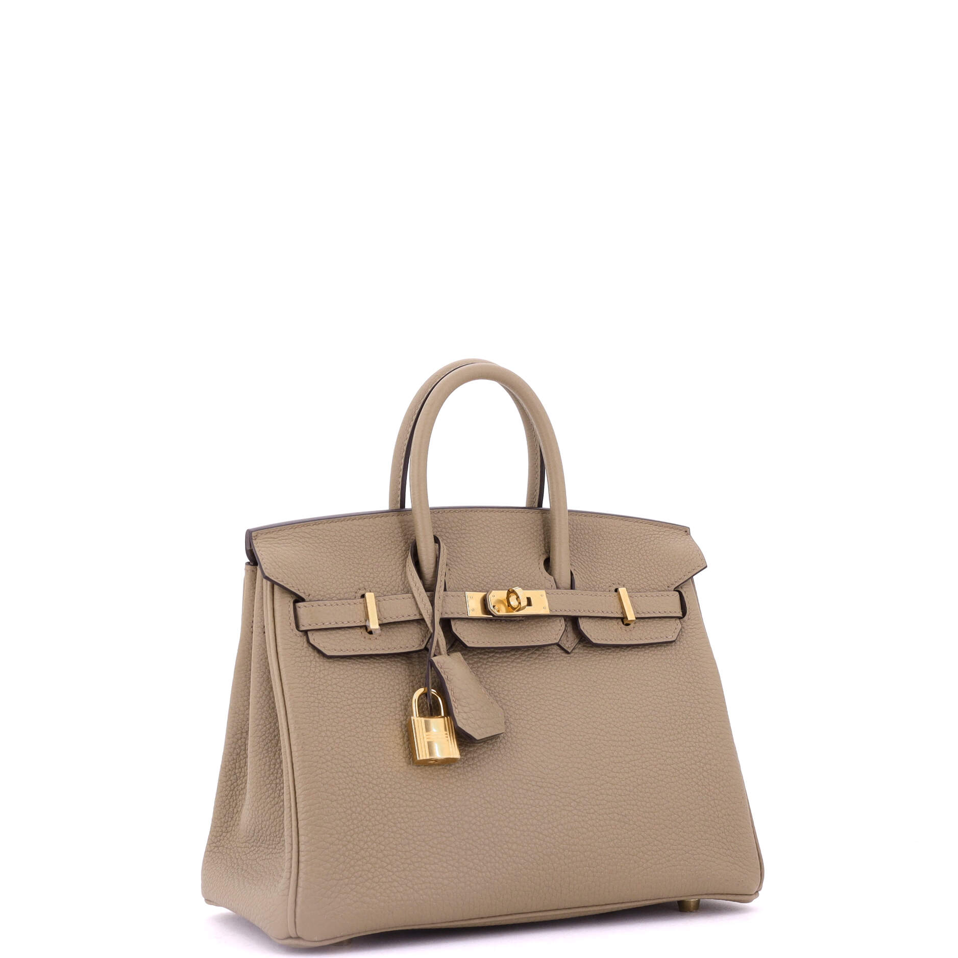 Birkin Handbag Beige Marfa Togo with Gold Hardware 25