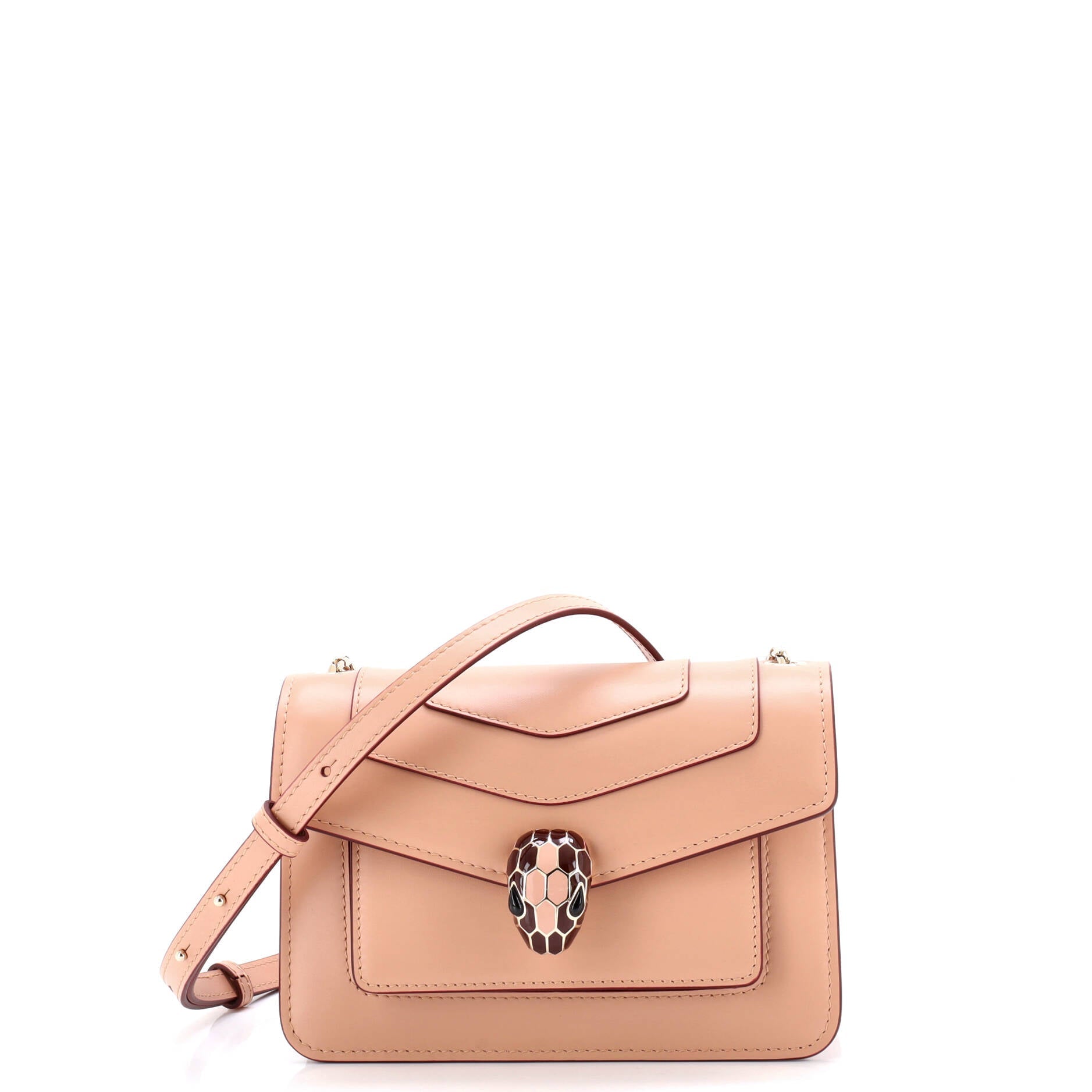 Serpenti Crossbody Bag Leather Small