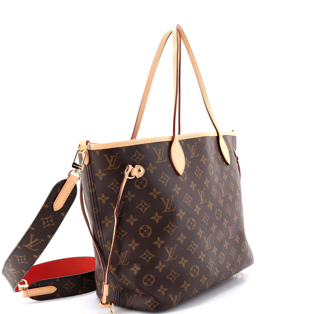 Neverfull Bandouliere Inside Out Monogram Canvas and Textile MM