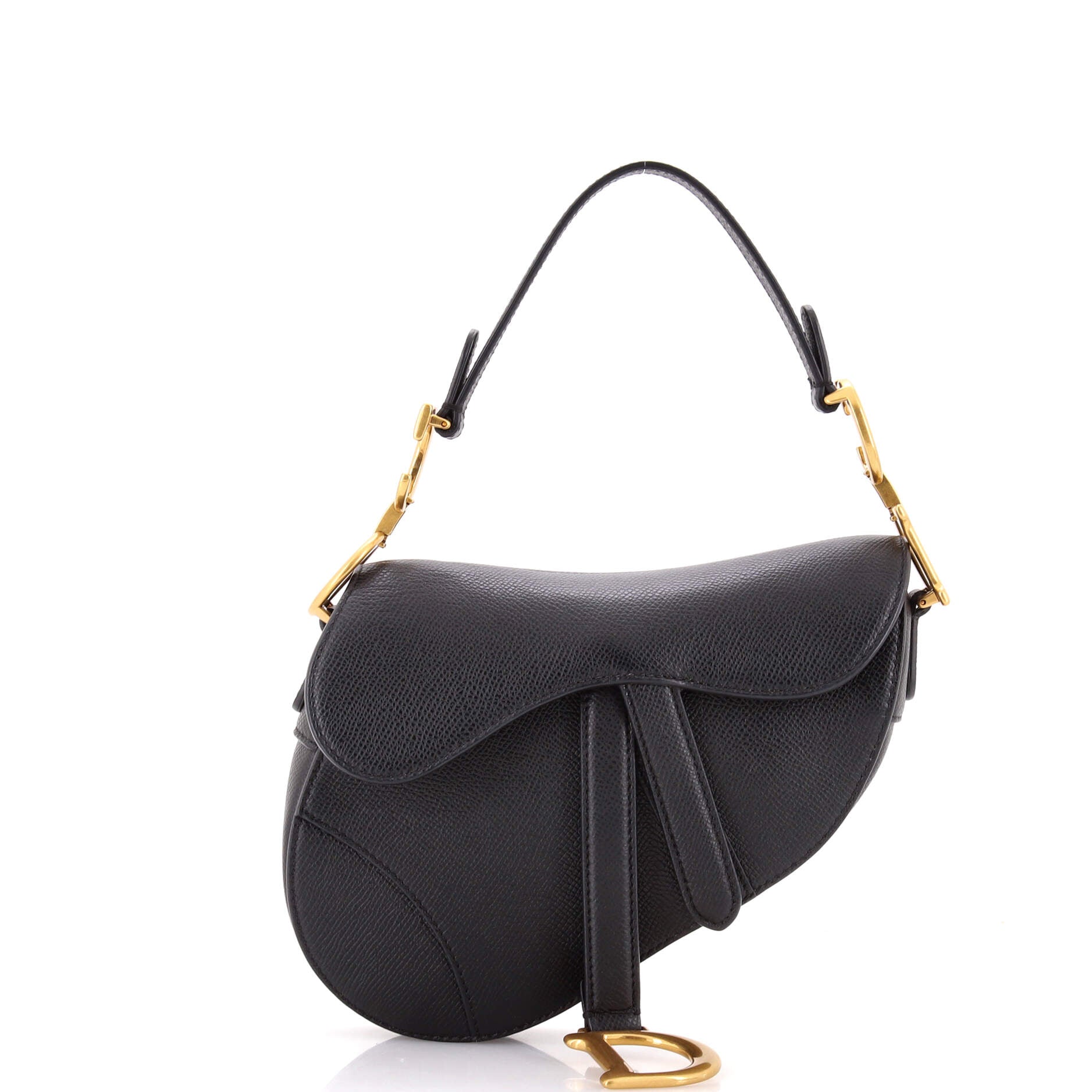 Saddle Handbag Leather Mini