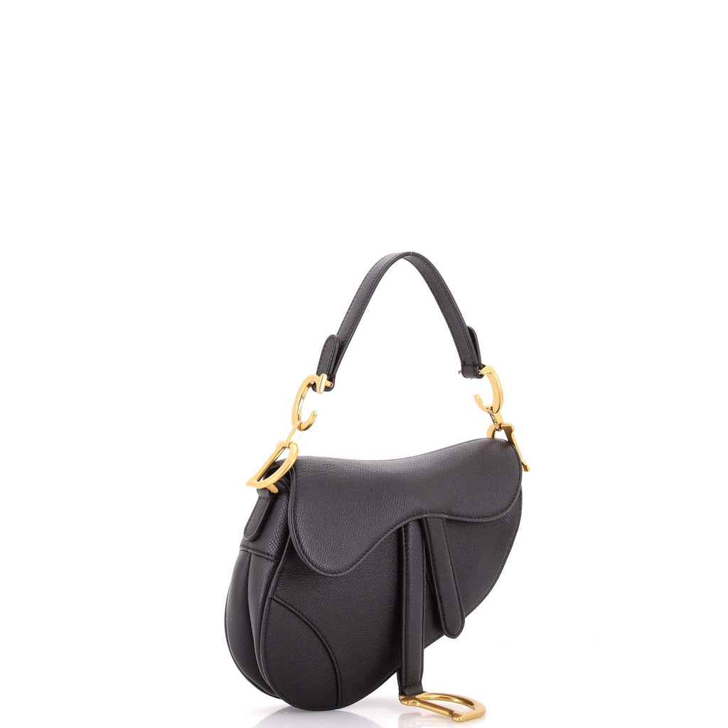 Saddle Handbag Leather Mini