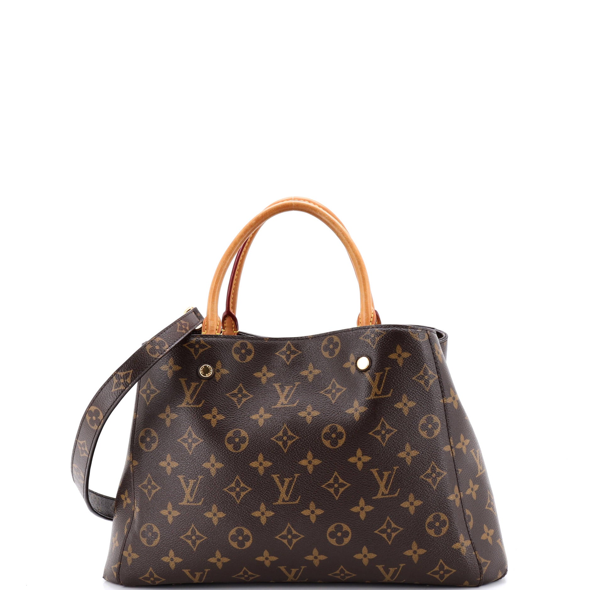 Montaigne Handbag Monogram Canvas MM