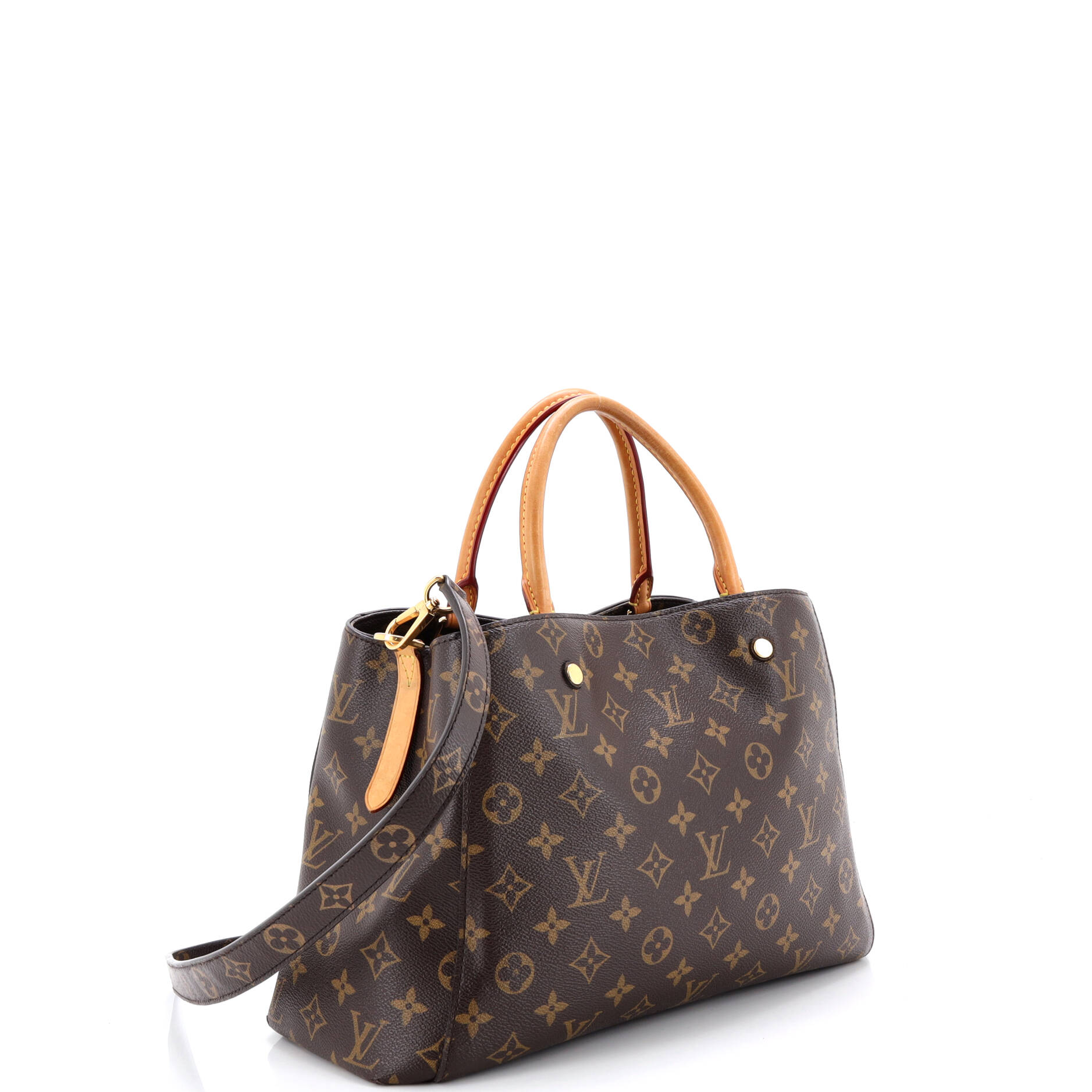Montaigne Handbag Monogram Canvas MM