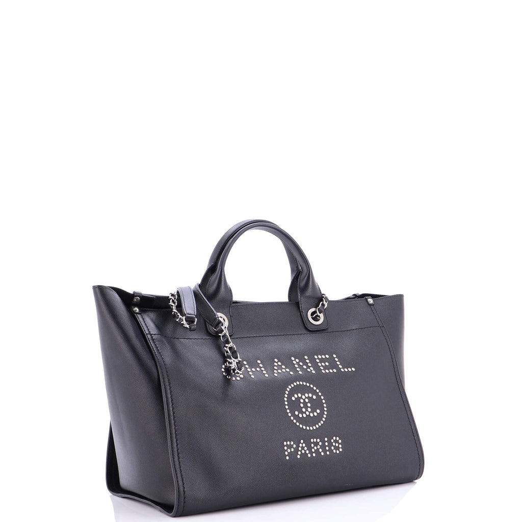 Deauville Tote Studded Caviar Medium