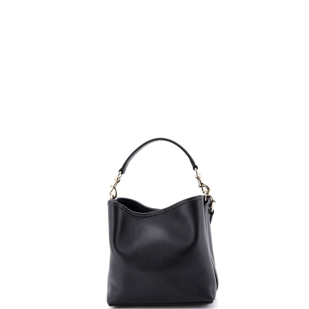 Emblem Bucket Bag Leather Small