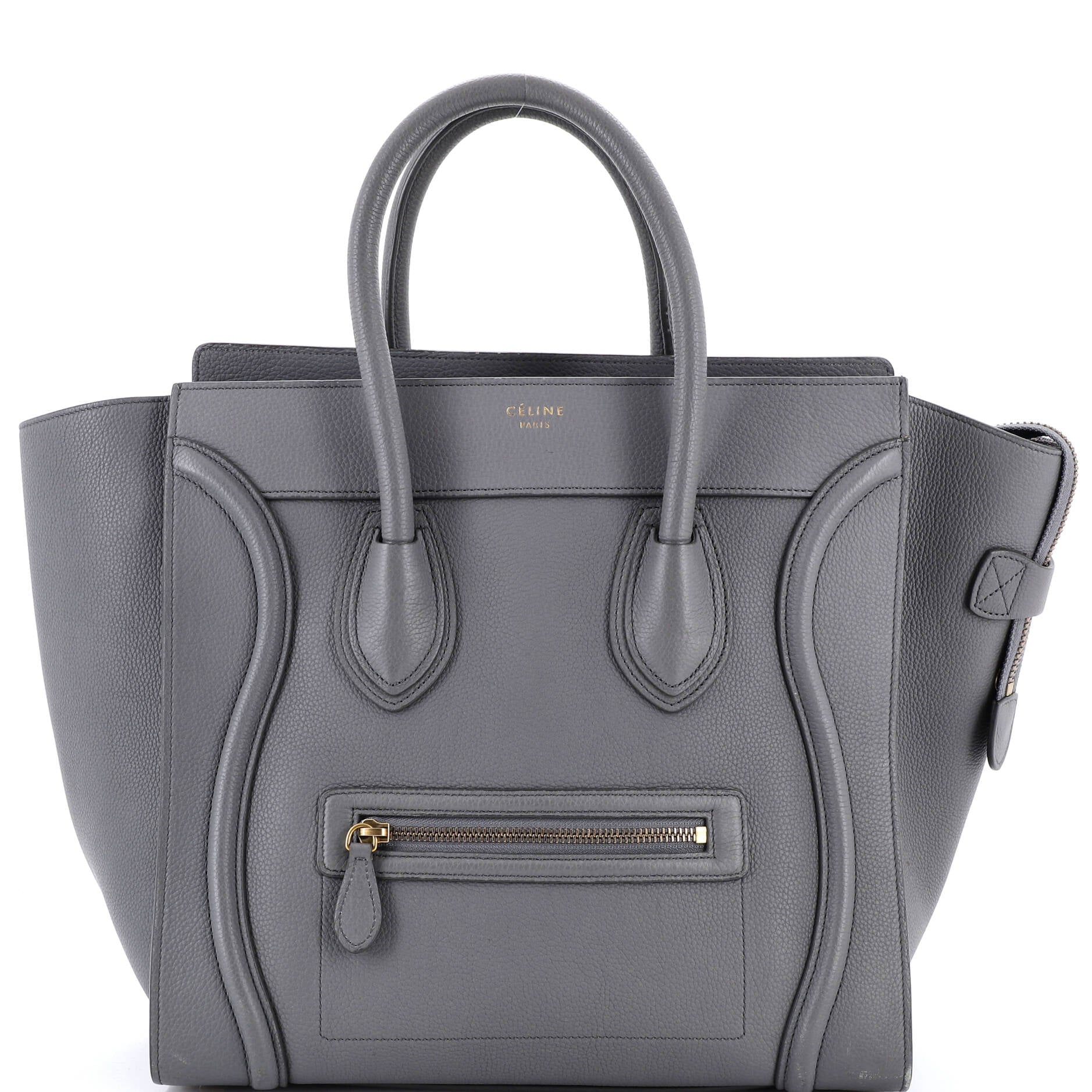 Luggage Bag Grainy Leather Mini