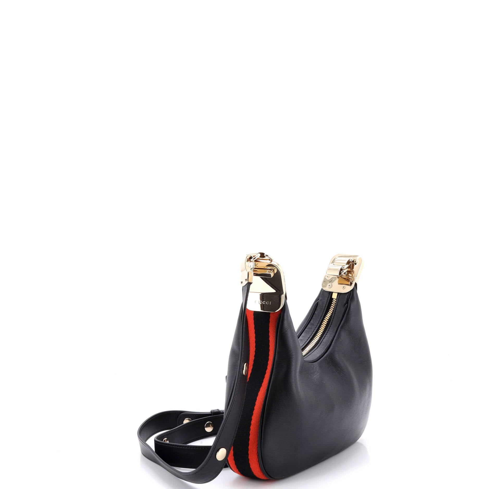Attache Shoulder Bag Leather Small
