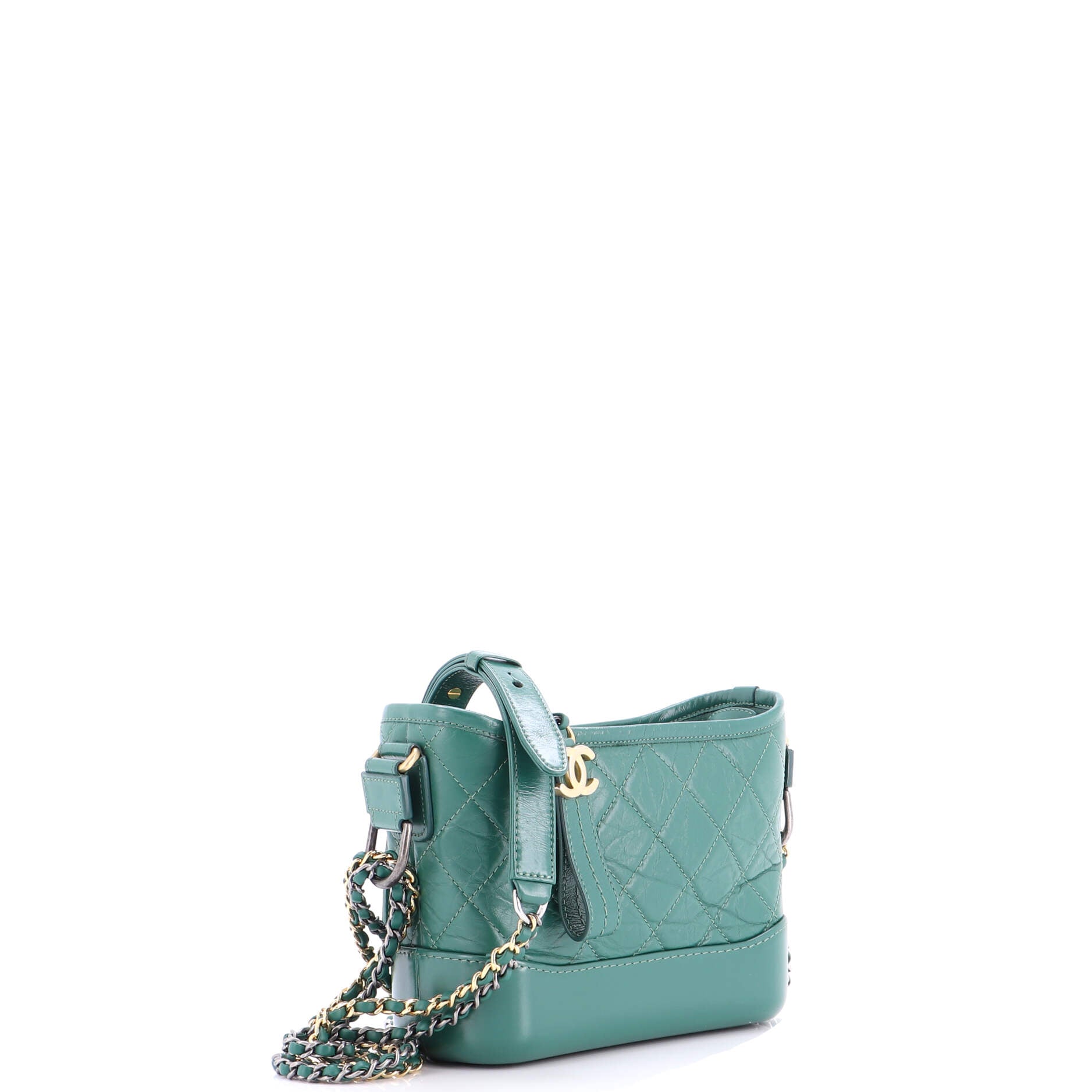 Gabrielle Hobo Quilted Aged Calfskin Small