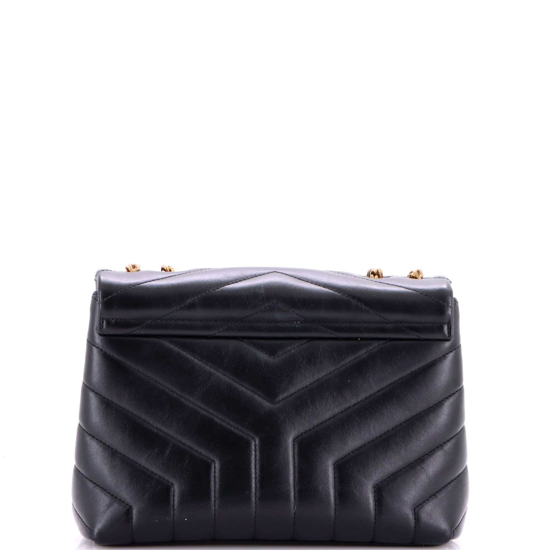 Loulou Shoulder Bag Matelasse Chevron Leather Small