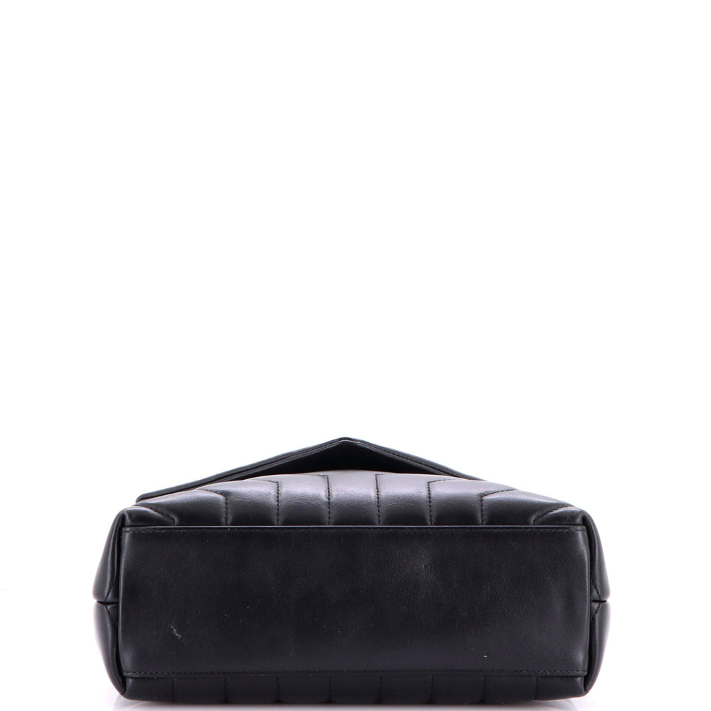Loulou Shoulder Bag Matelasse Chevron Leather Small