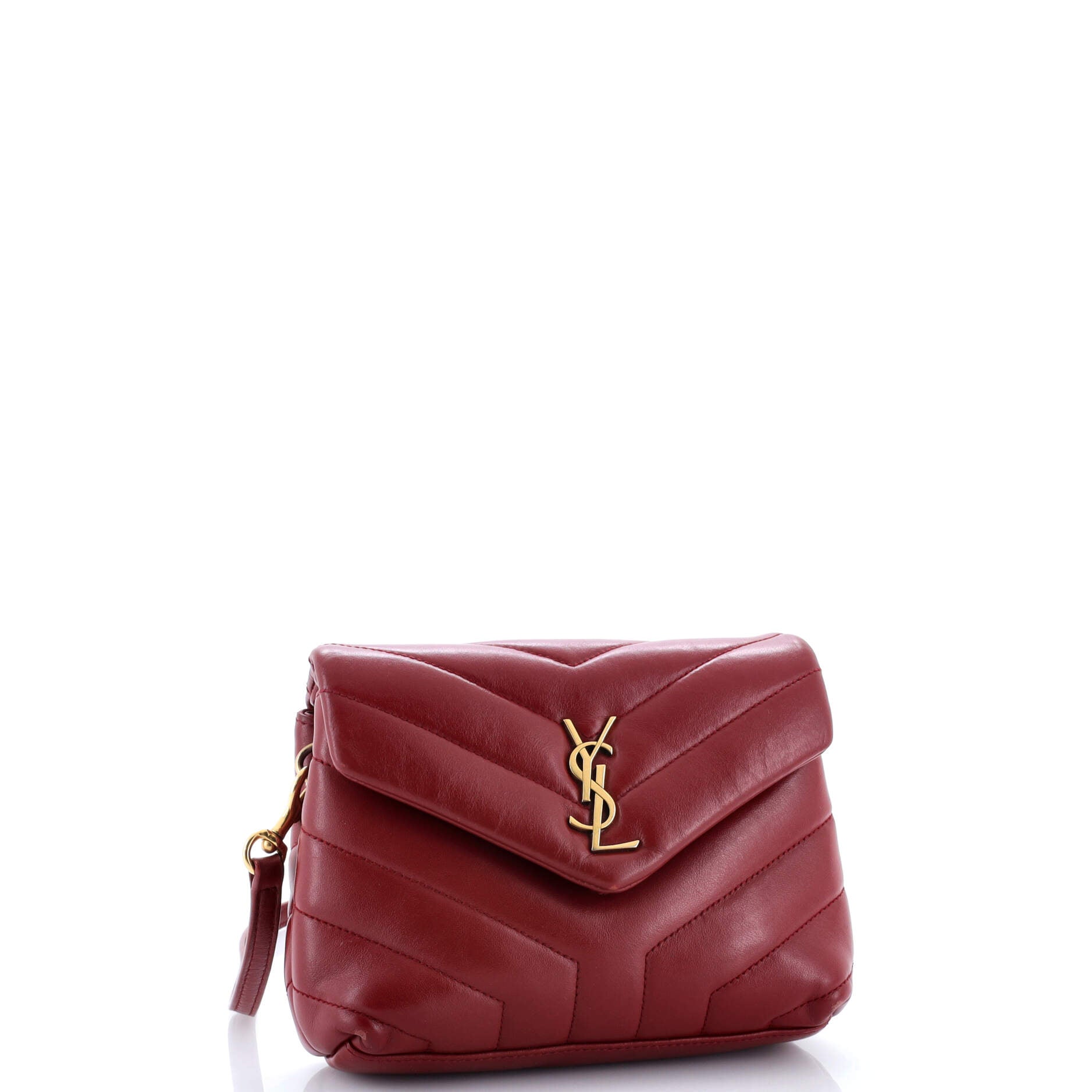 Loulou Shoulder Bag Matelasse Chevron Leather Toy