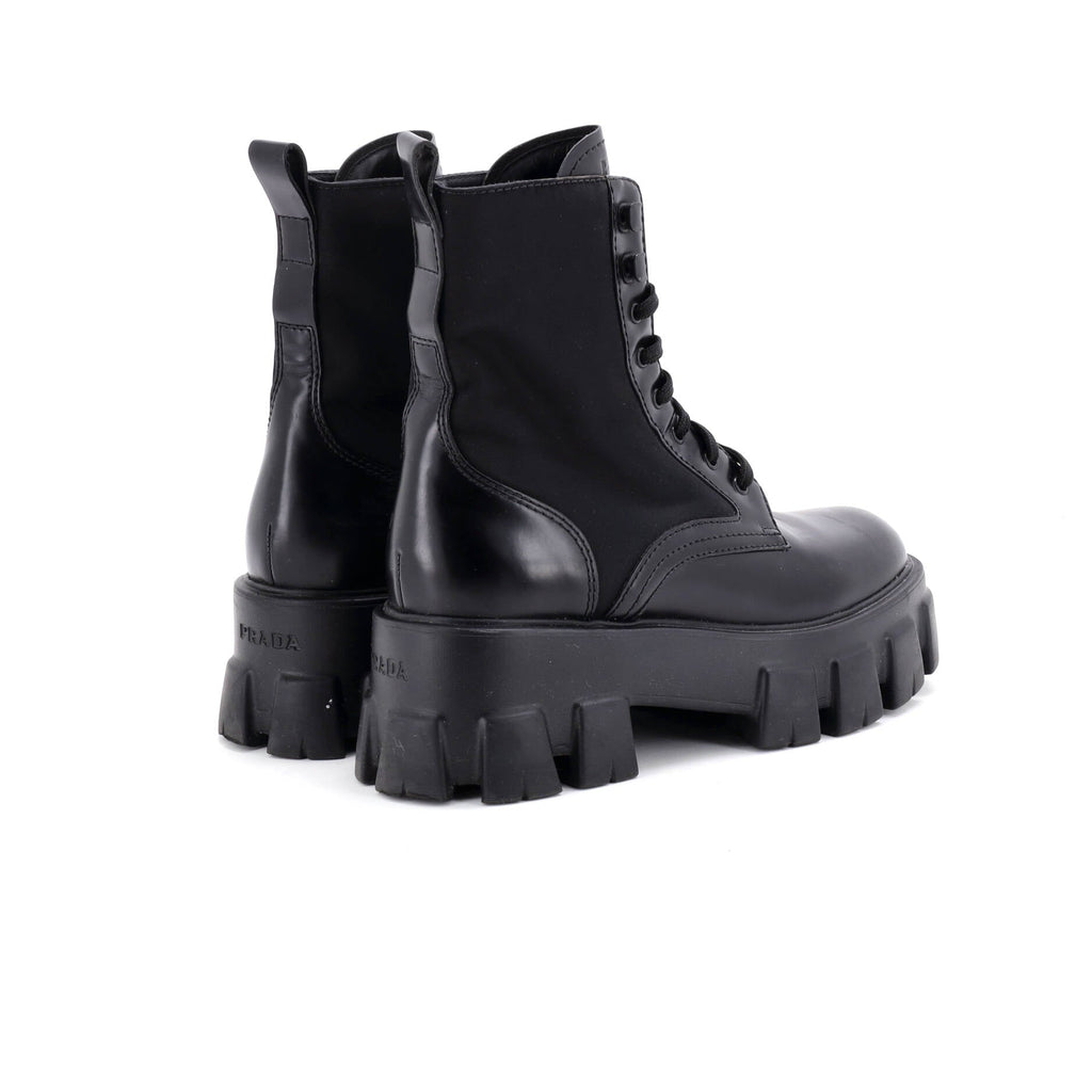 Monolith Combat Boots Leather and Nylon