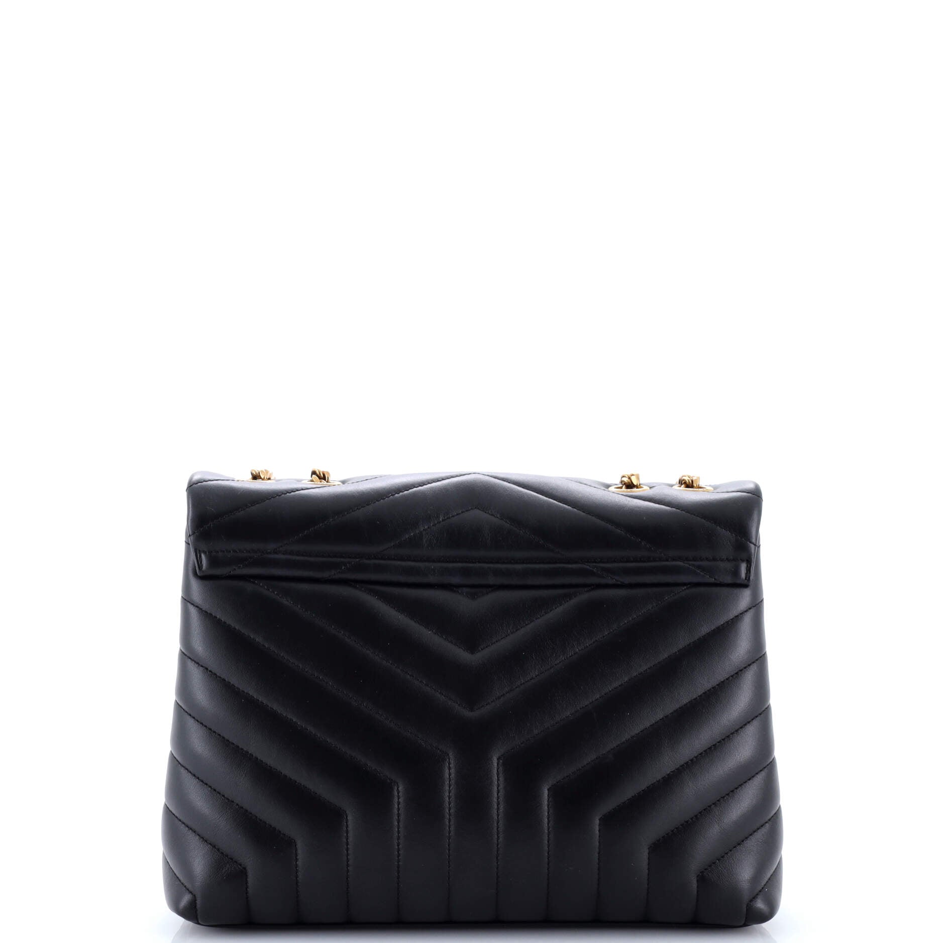 Loulou Shoulder Bag Matelasse Chevron Leather Medium