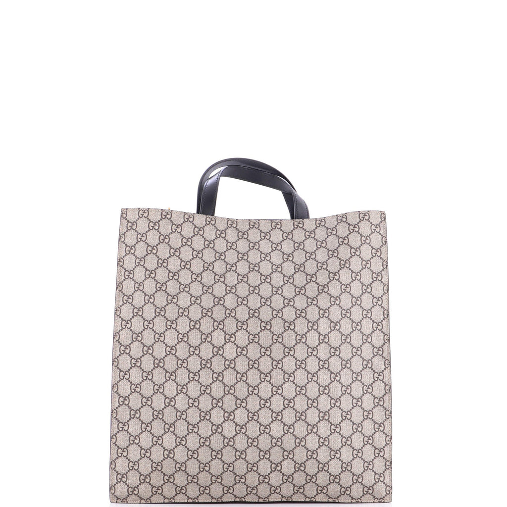 Convertible Soft Open Tote Printed GG Coated Canvas Tall
