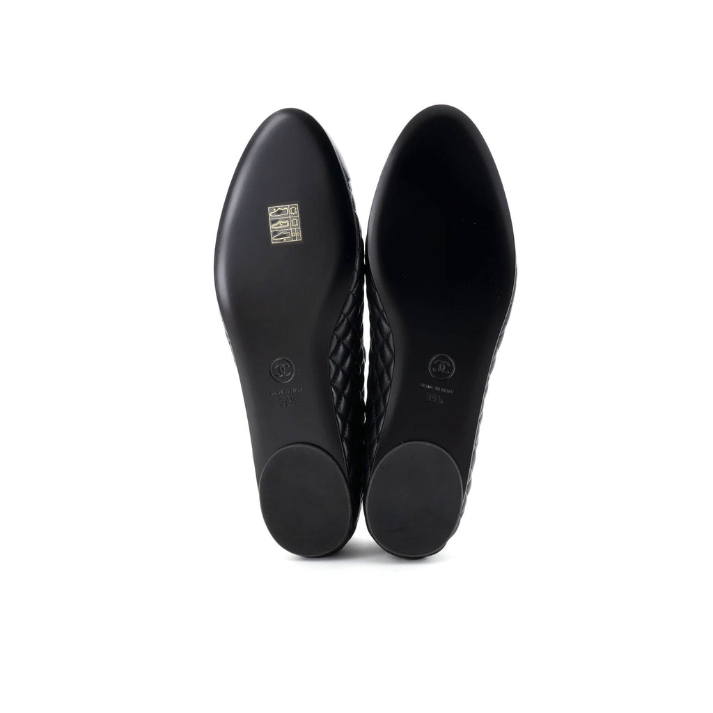 Women's Flower Cap Toe Mary Jane Flats Quilted Leather