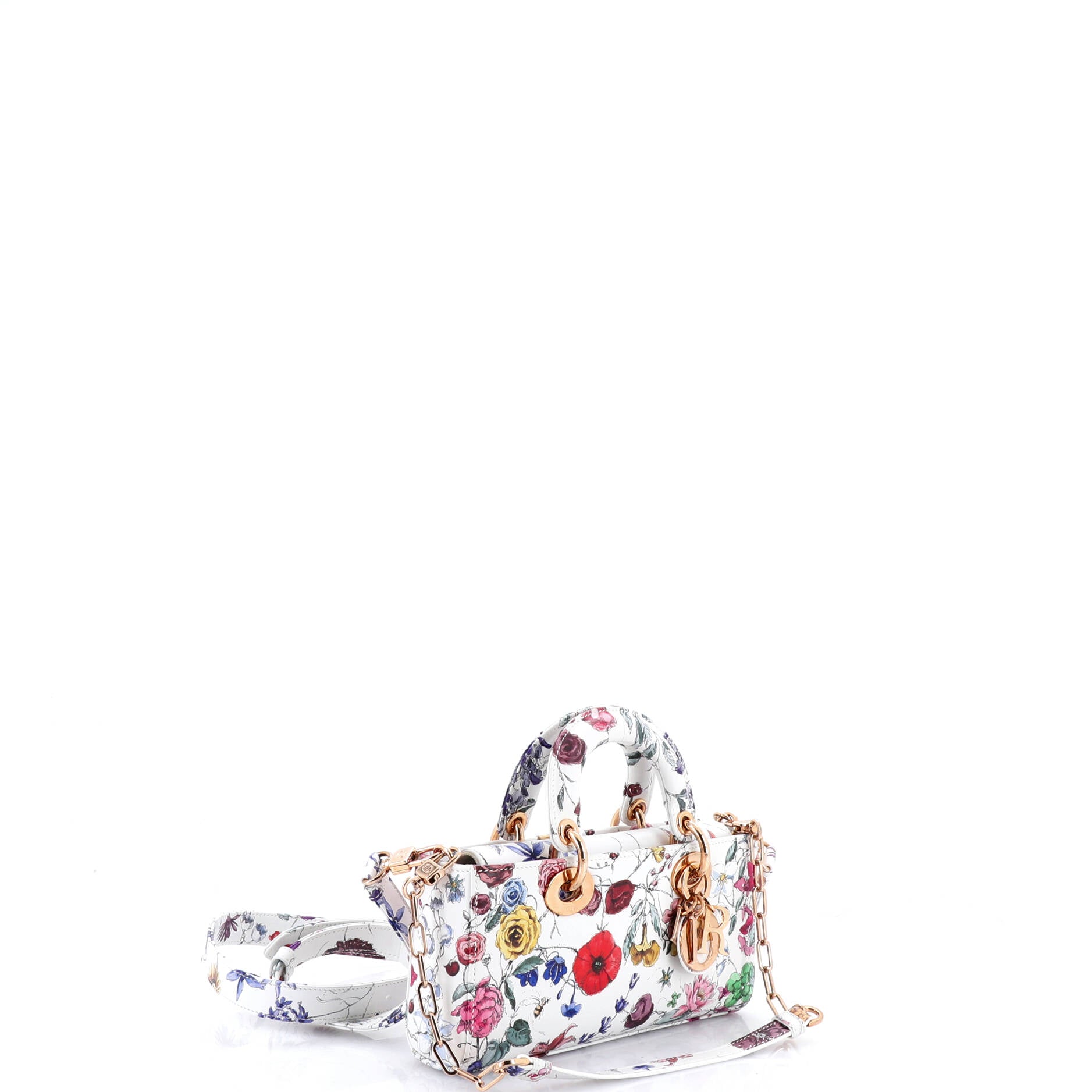 Lady D-Joy Bag Printed Leather Small