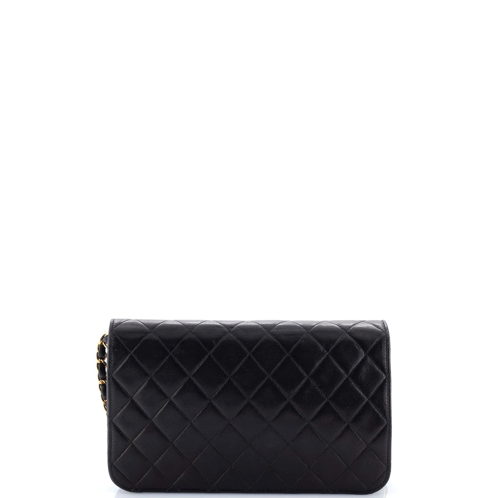Vintage Full Flap Bag Quilted Lambskin Medium