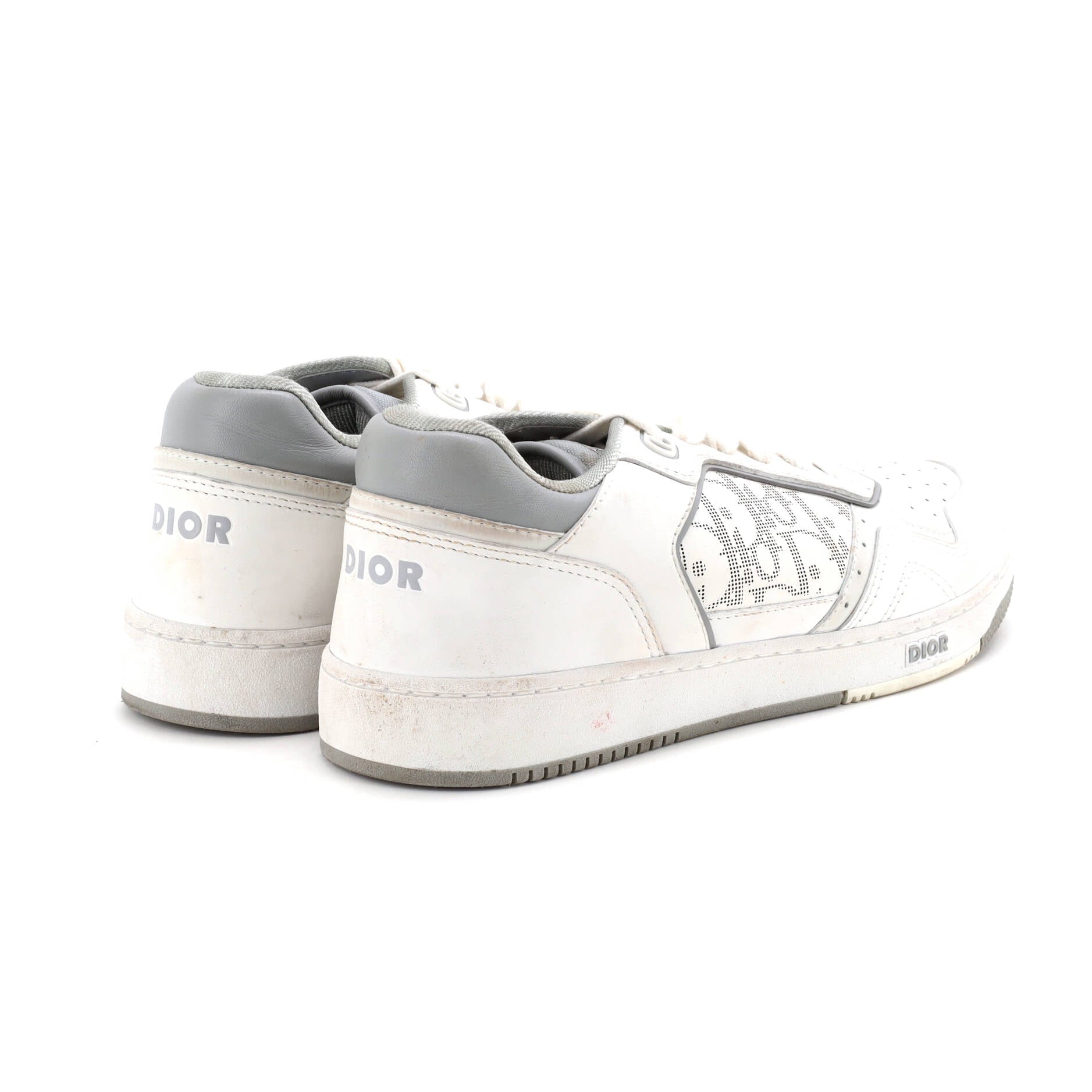 Men's B27 Low-Top Sneakers Leather with Oblique Galaxy Leather