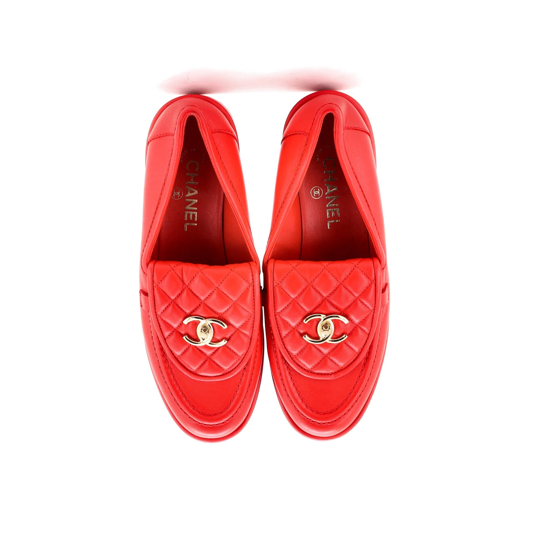 Women's CC Loafers Quilted Leather