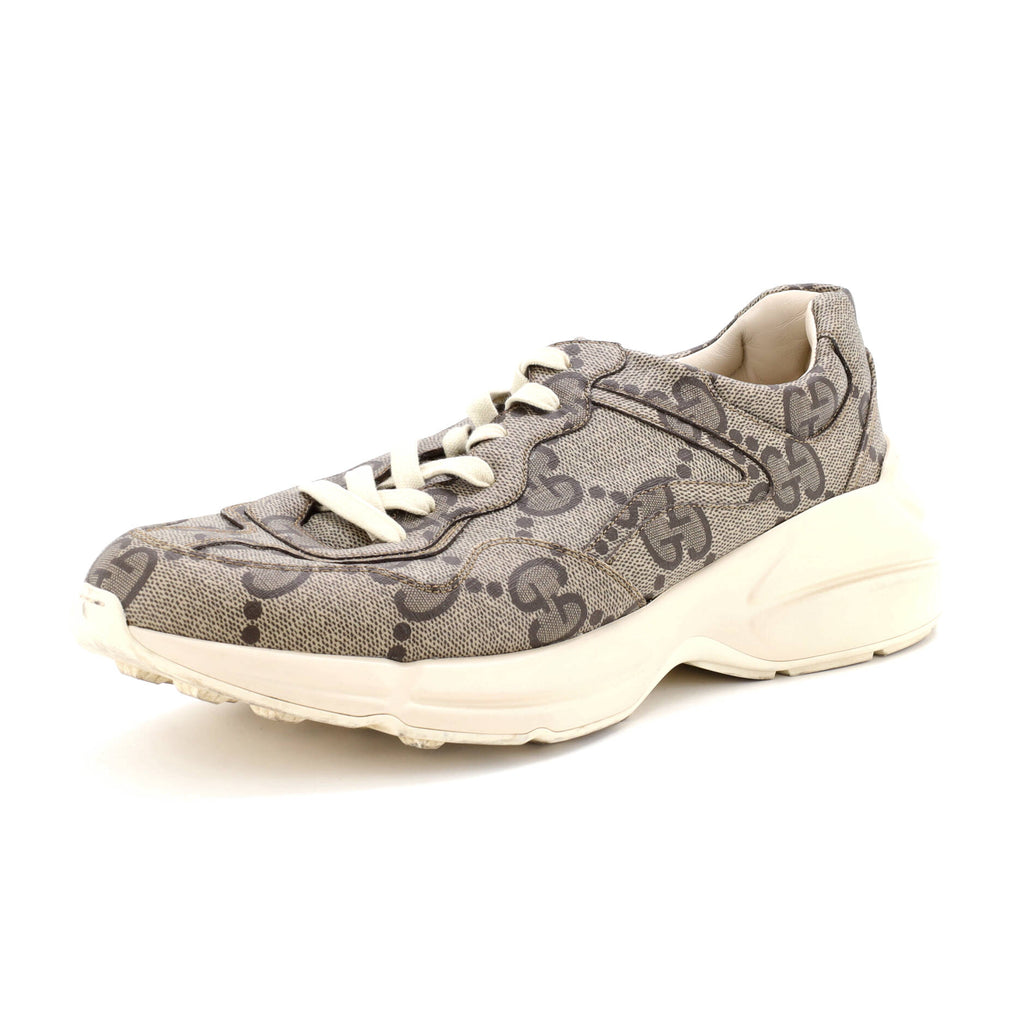 Rhyton Sneakers Jumbo GG Coated Canvas