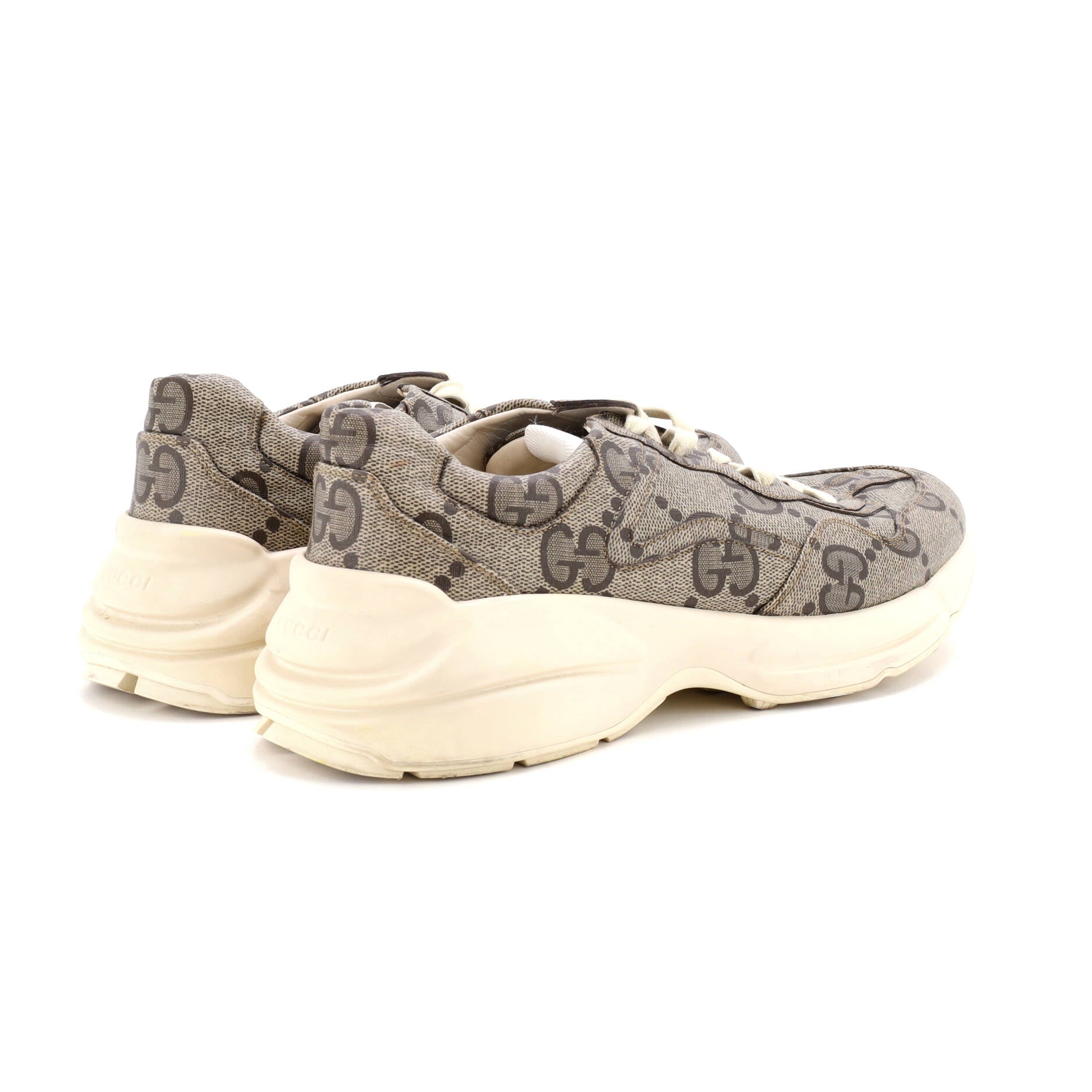 Rhyton Sneakers Jumbo GG Coated Canvas