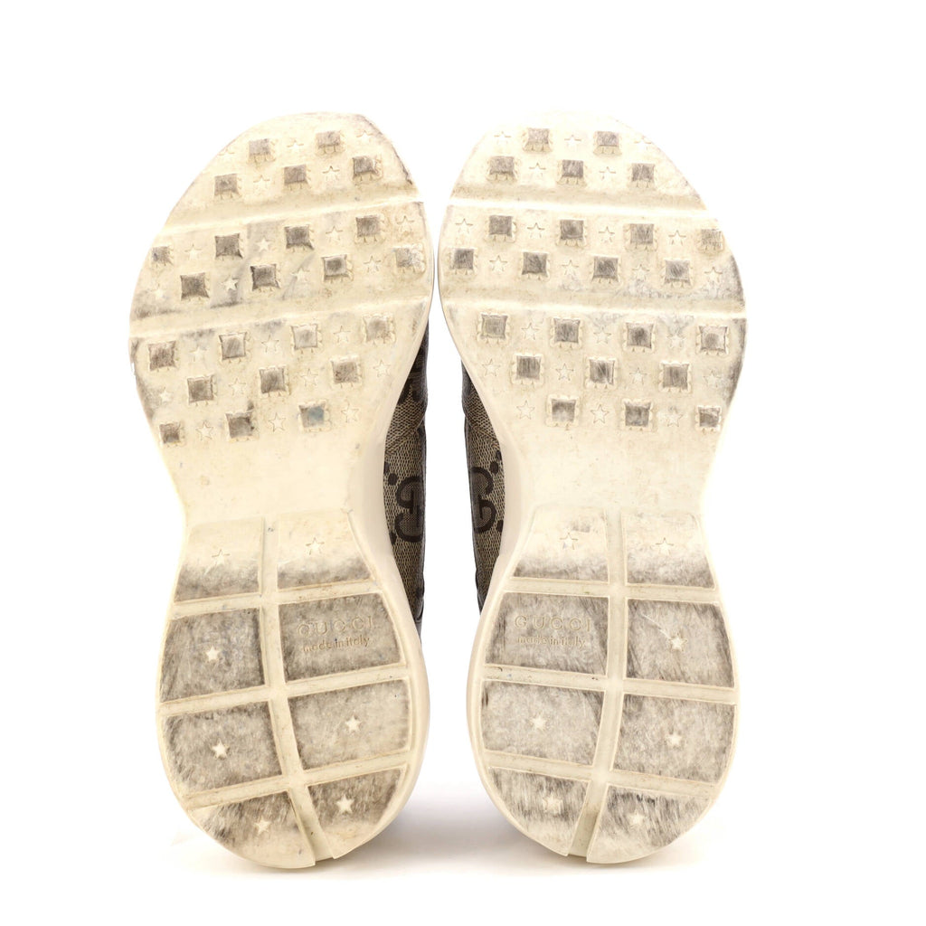Rhyton Sneakers Jumbo GG Coated Canvas