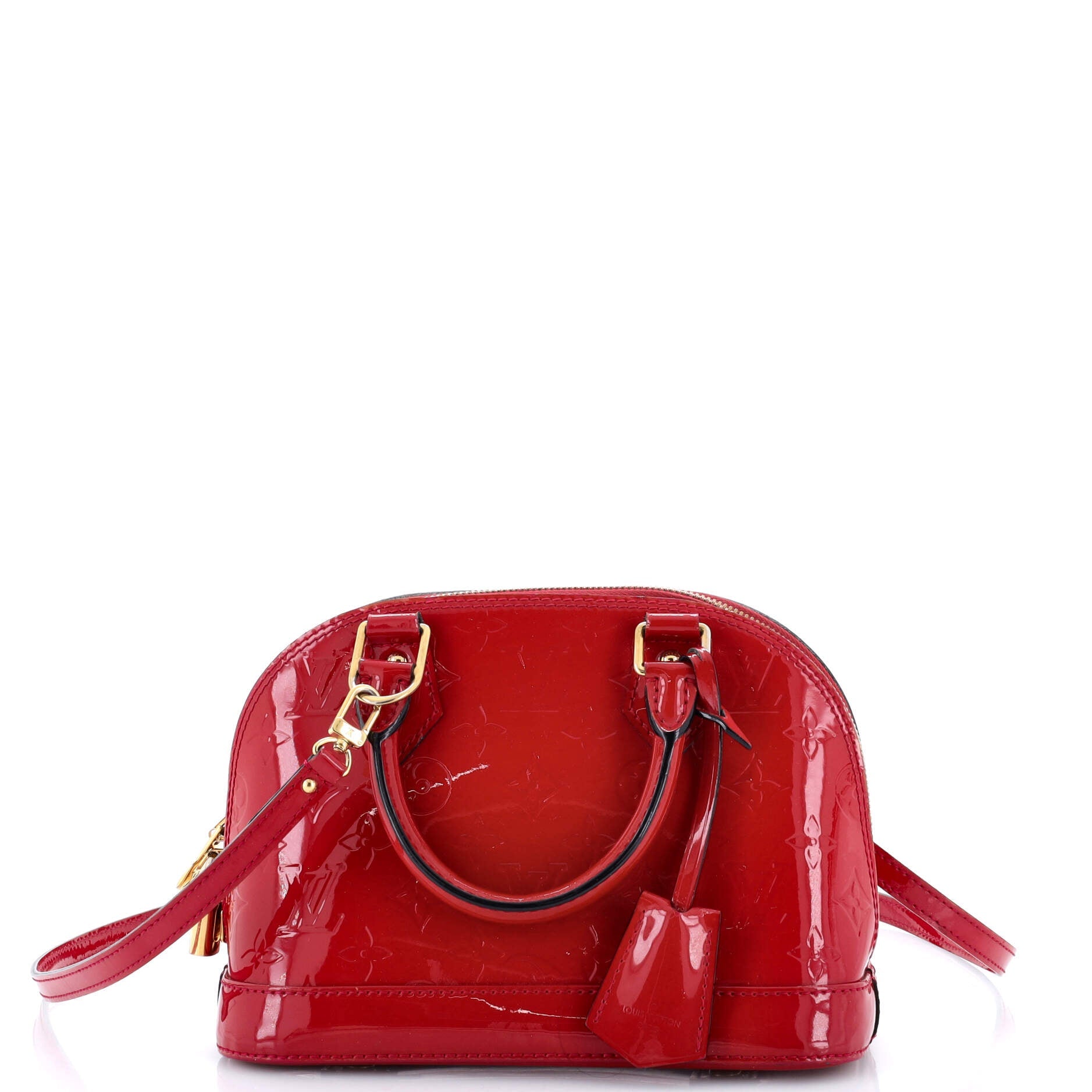 Alma Handbag Monogram Vernis BB