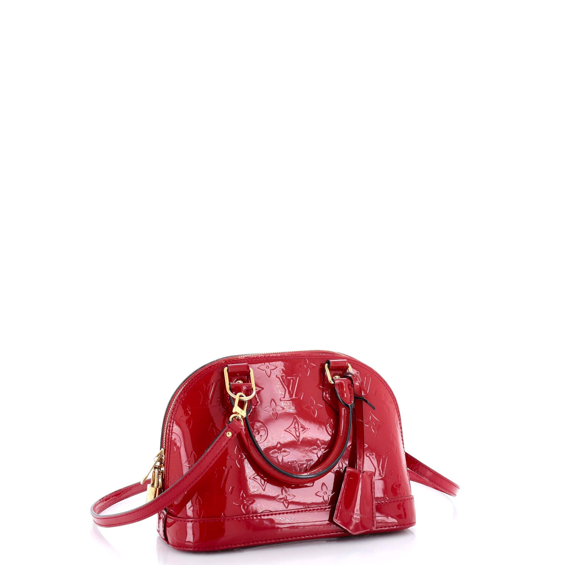 Alma Handbag Monogram Vernis BB