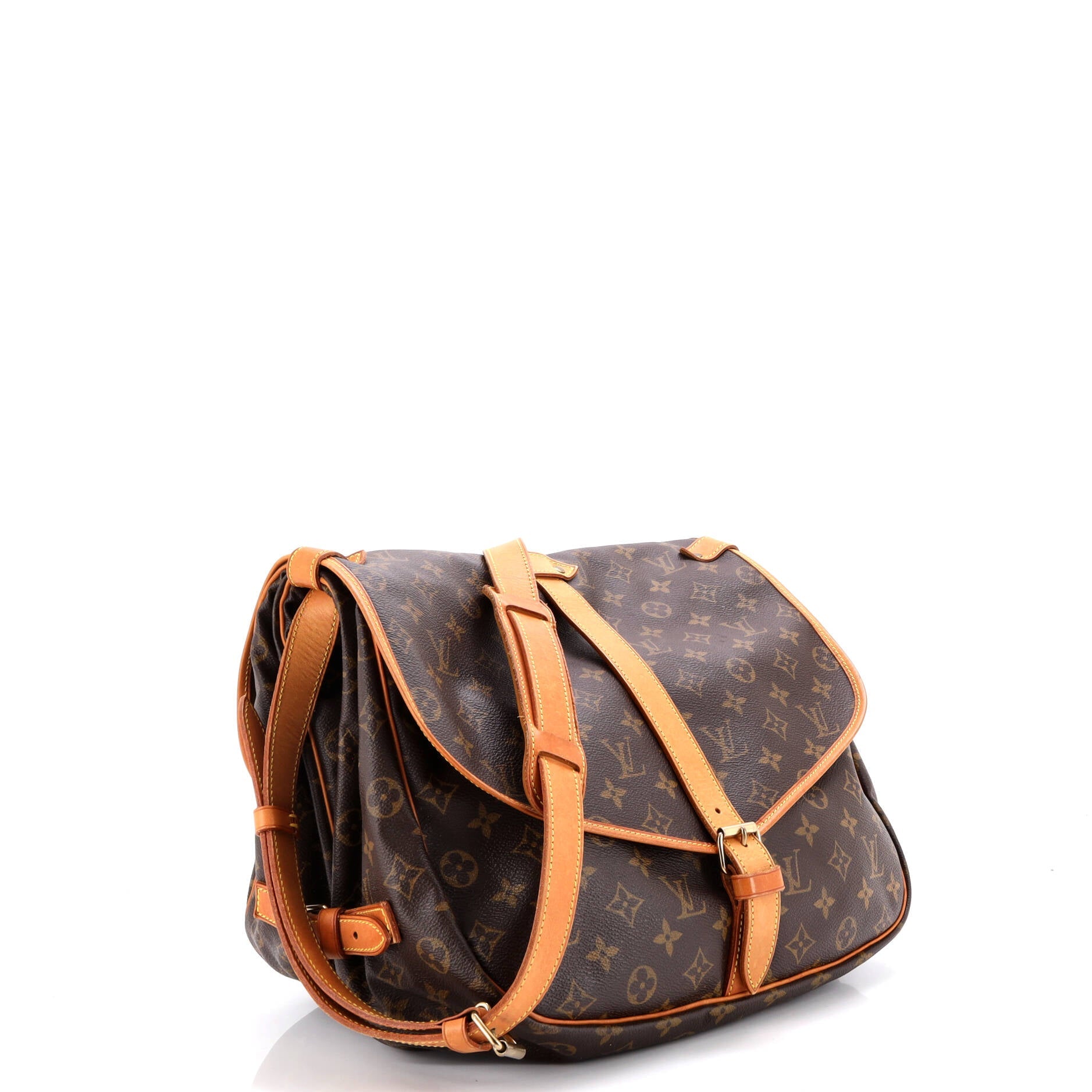 Saumur Handbag Monogram Canvas 35