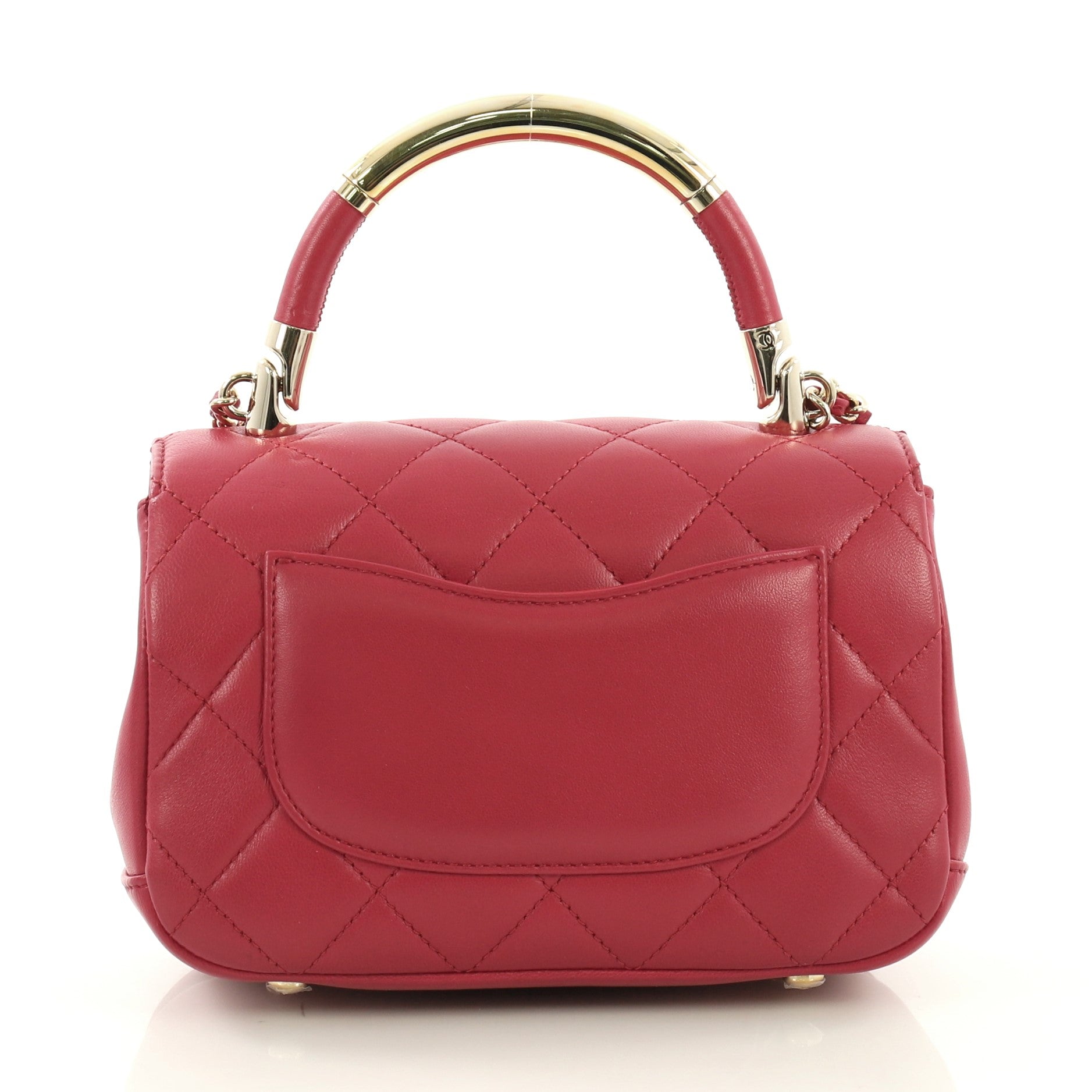 Carry Chic Flap Bag Quilted Lambskin Mini