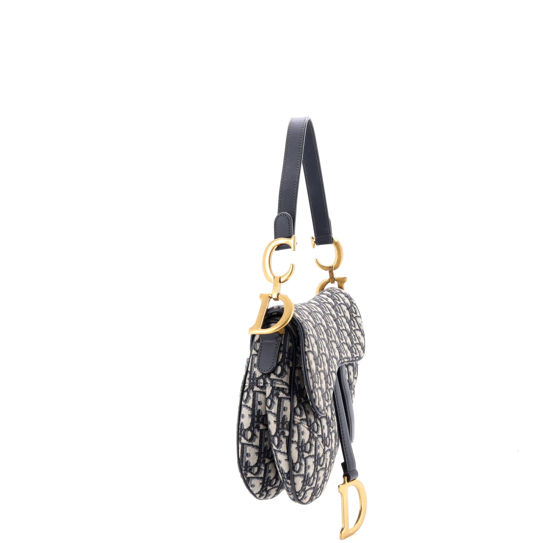 Saddle Handbag Oblique Canvas Medium