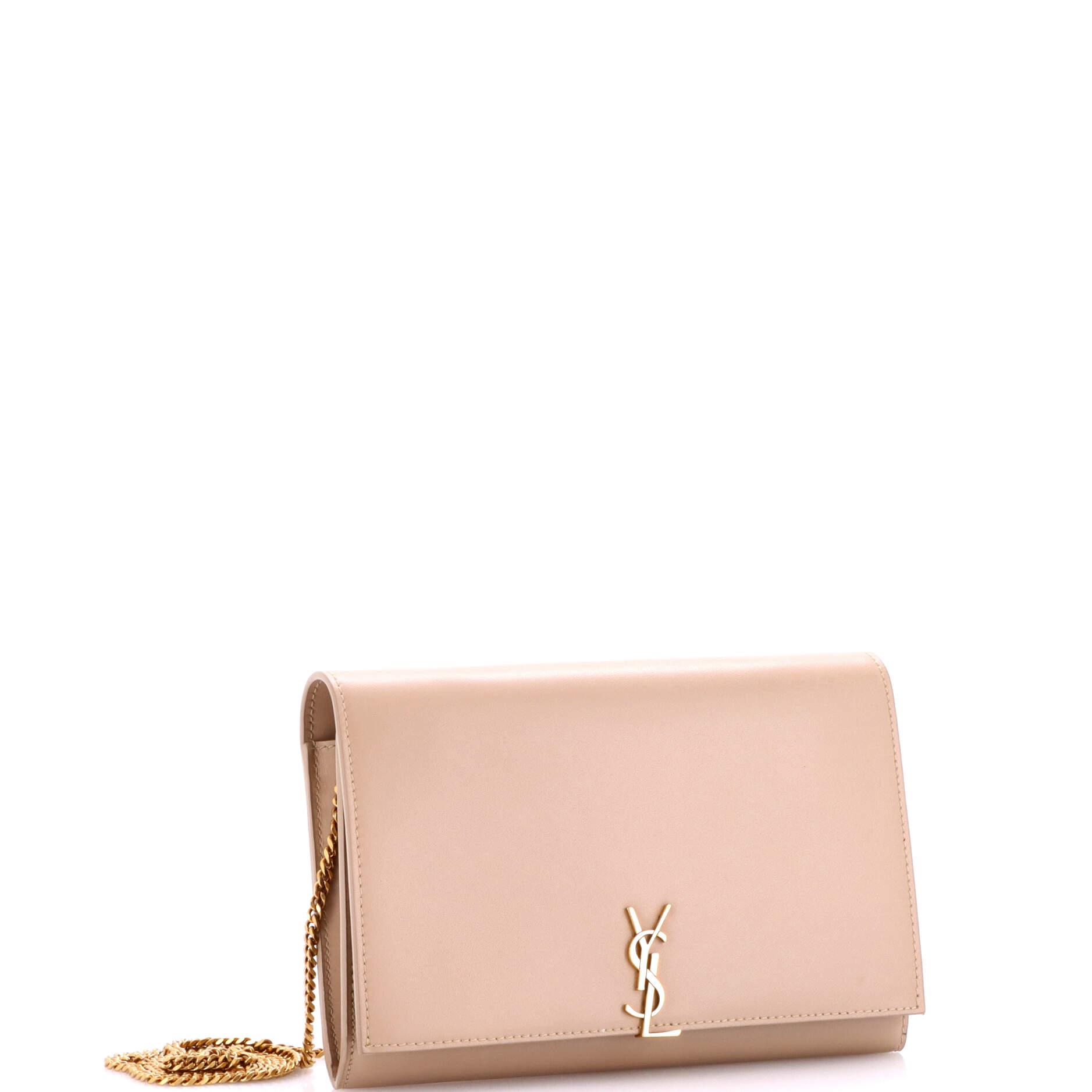 Classic Monogram Flap Chain Wallet Leather