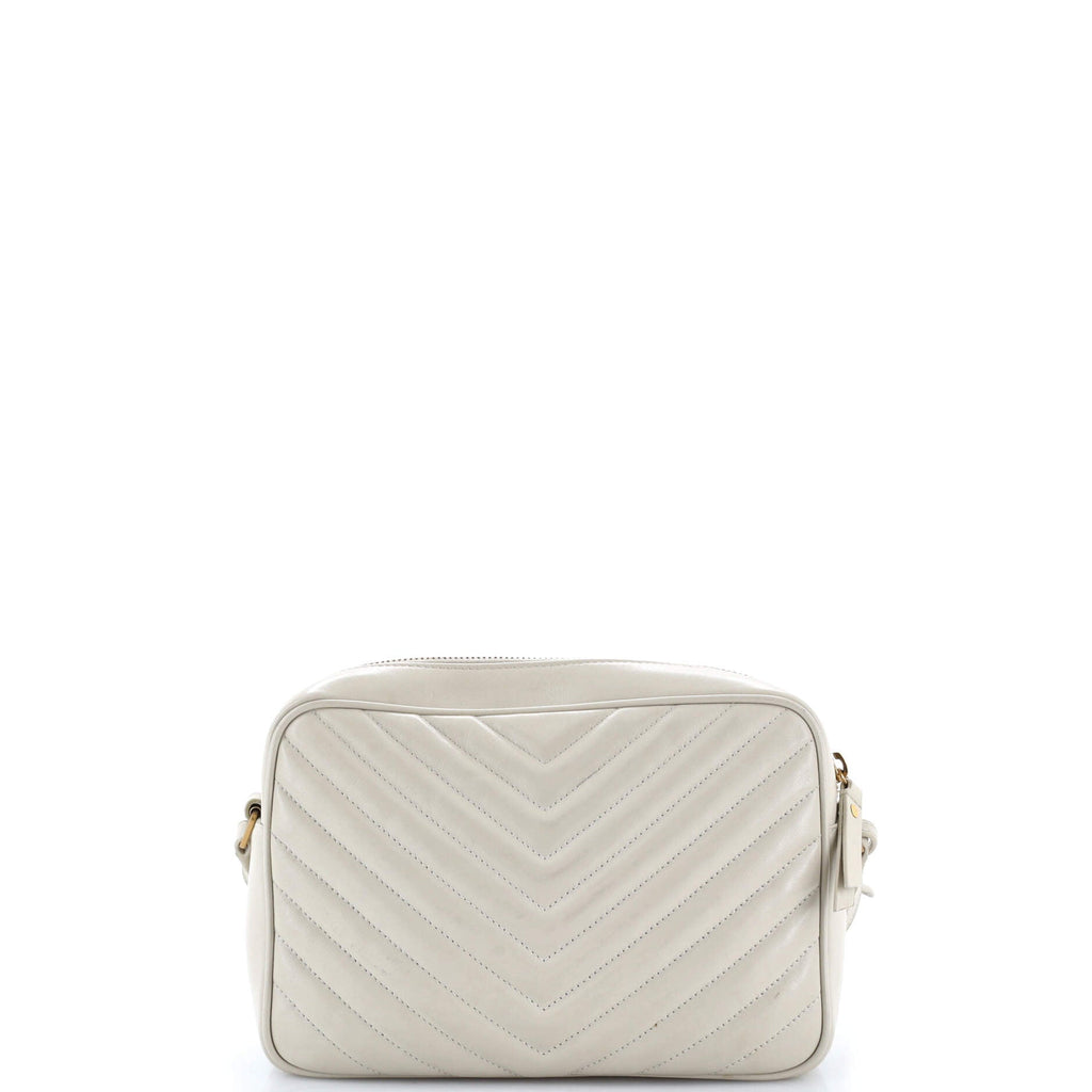 Lou Camera Bag Matelasse Chevron Leather Small