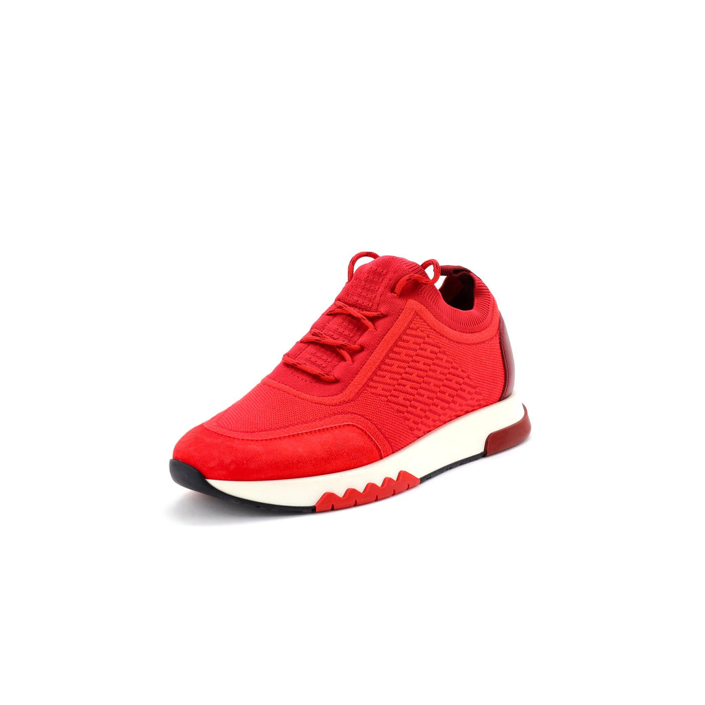 Women's Addict Sneakers Knit Fabric with Leather