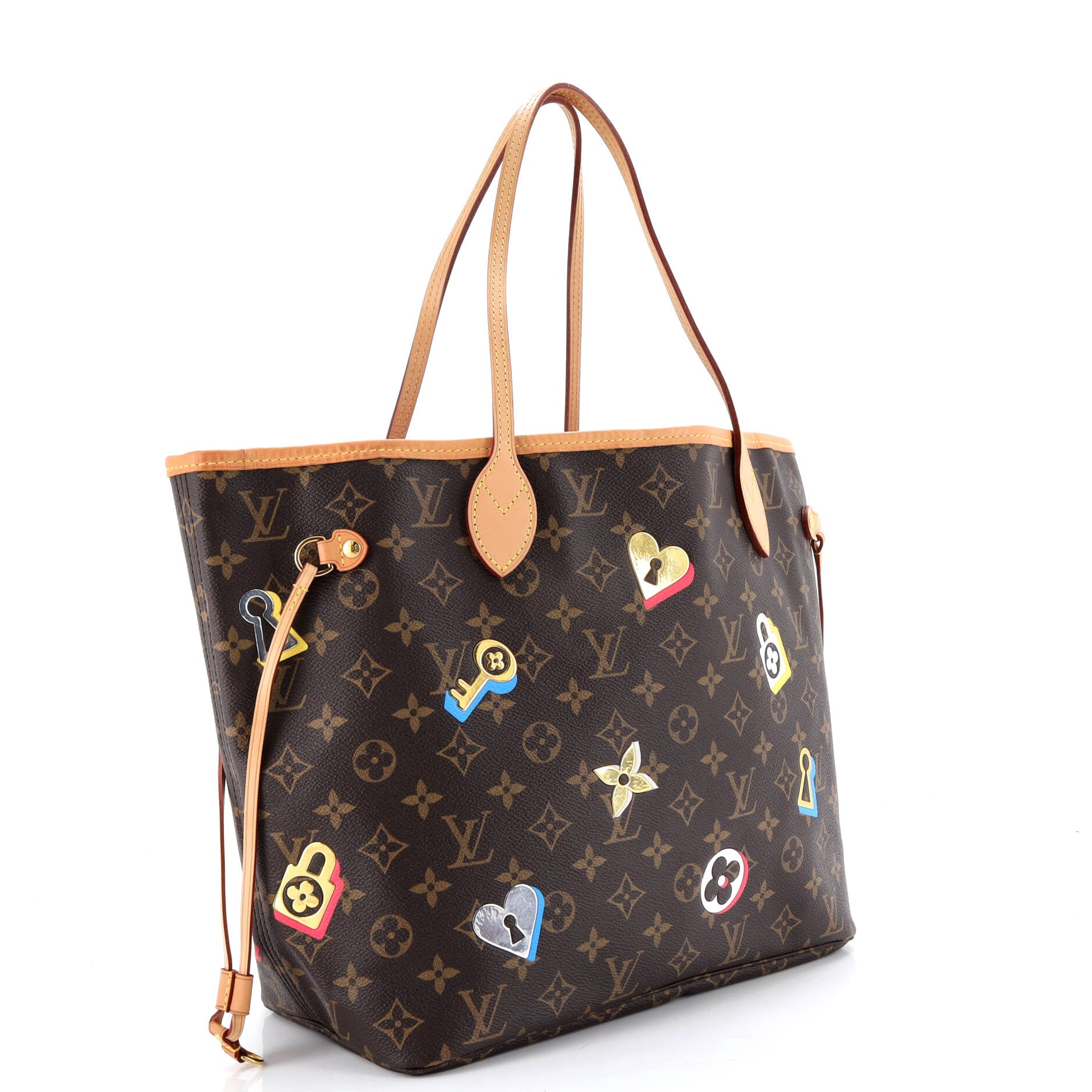 Neverfull NM Tote Limited Edition Love Lock Monogram Canvas MM