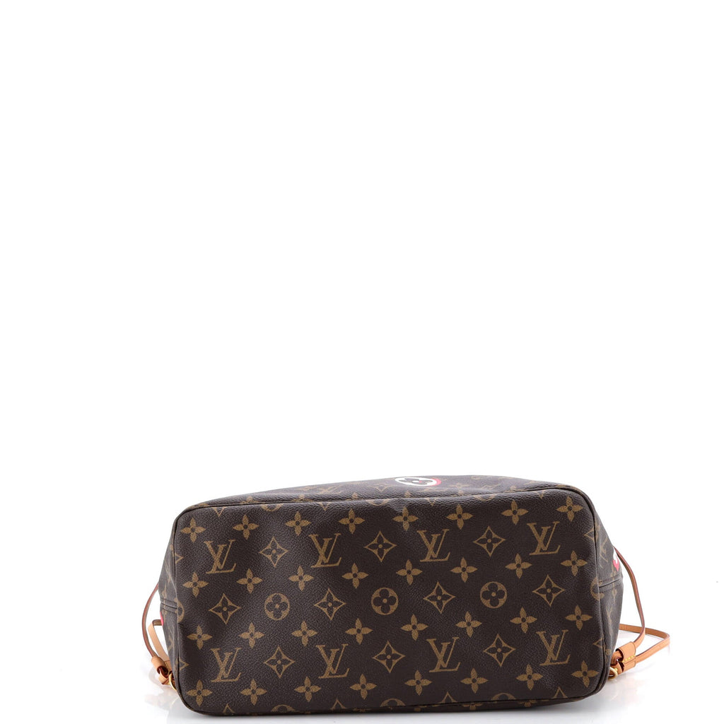 Neverfull NM Tote Limited Edition Love Lock Monogram Canvas MM