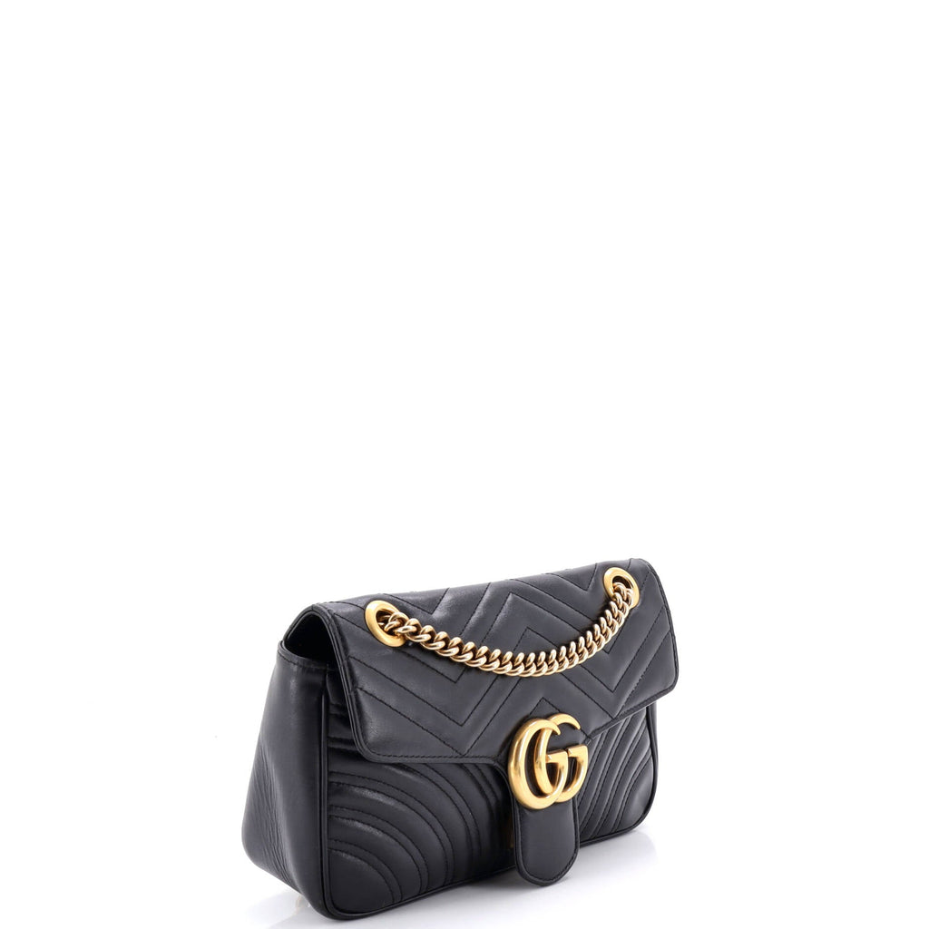 GG Marmont Flap Bag Matelasse Leather Medium