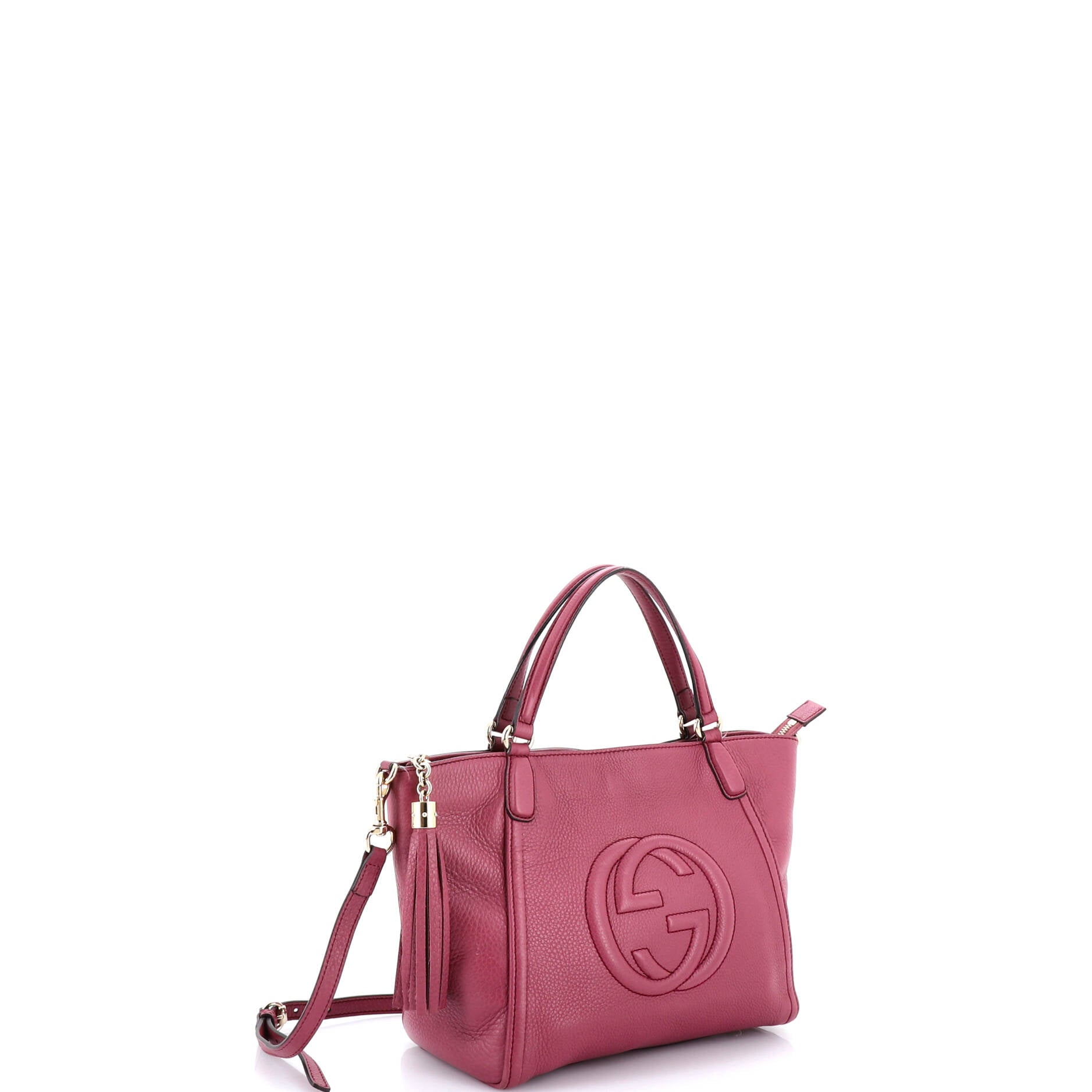 Soho Convertible Top Handle Bag Leather Small