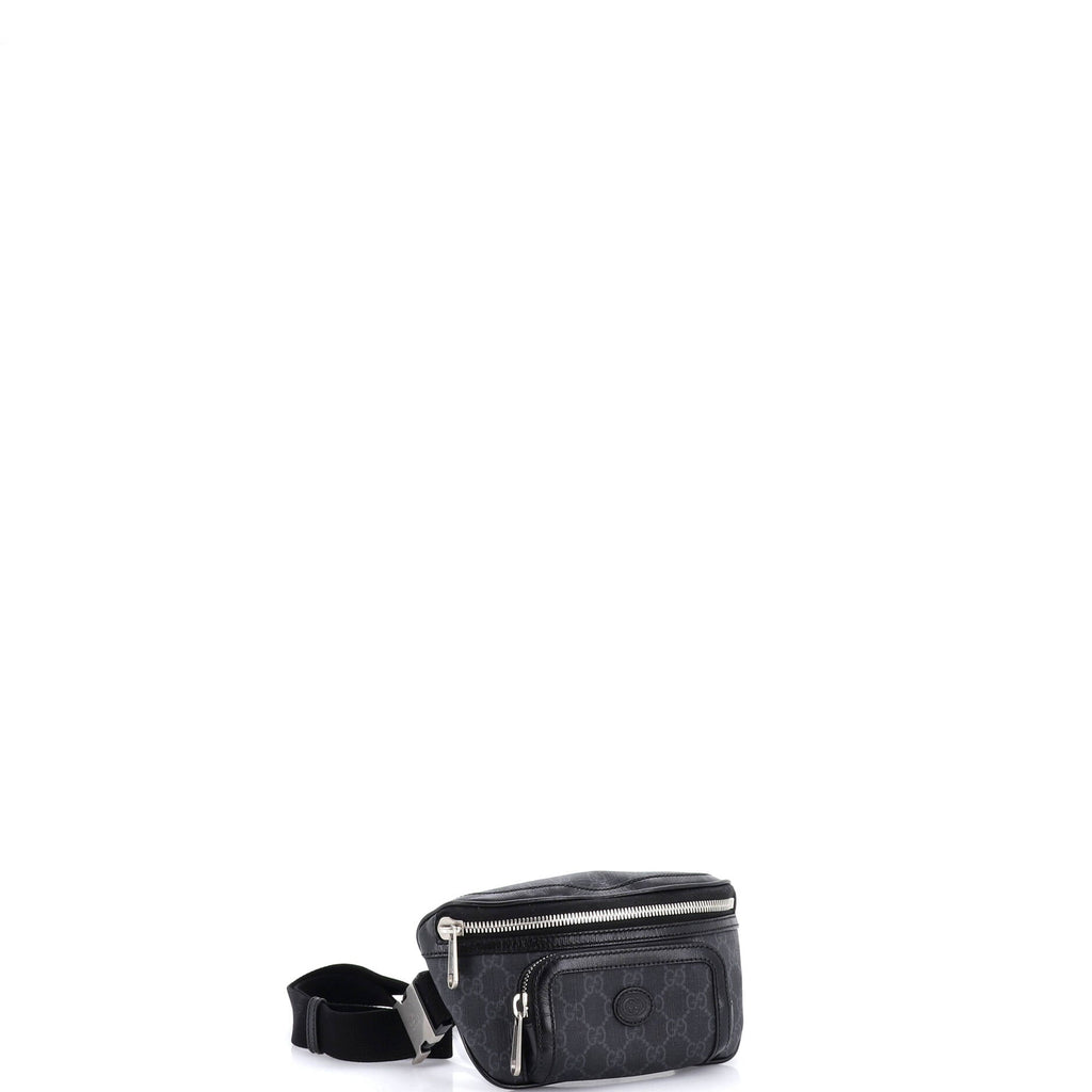 Interlocking G Patch Belt Bag GG Coated Canvas