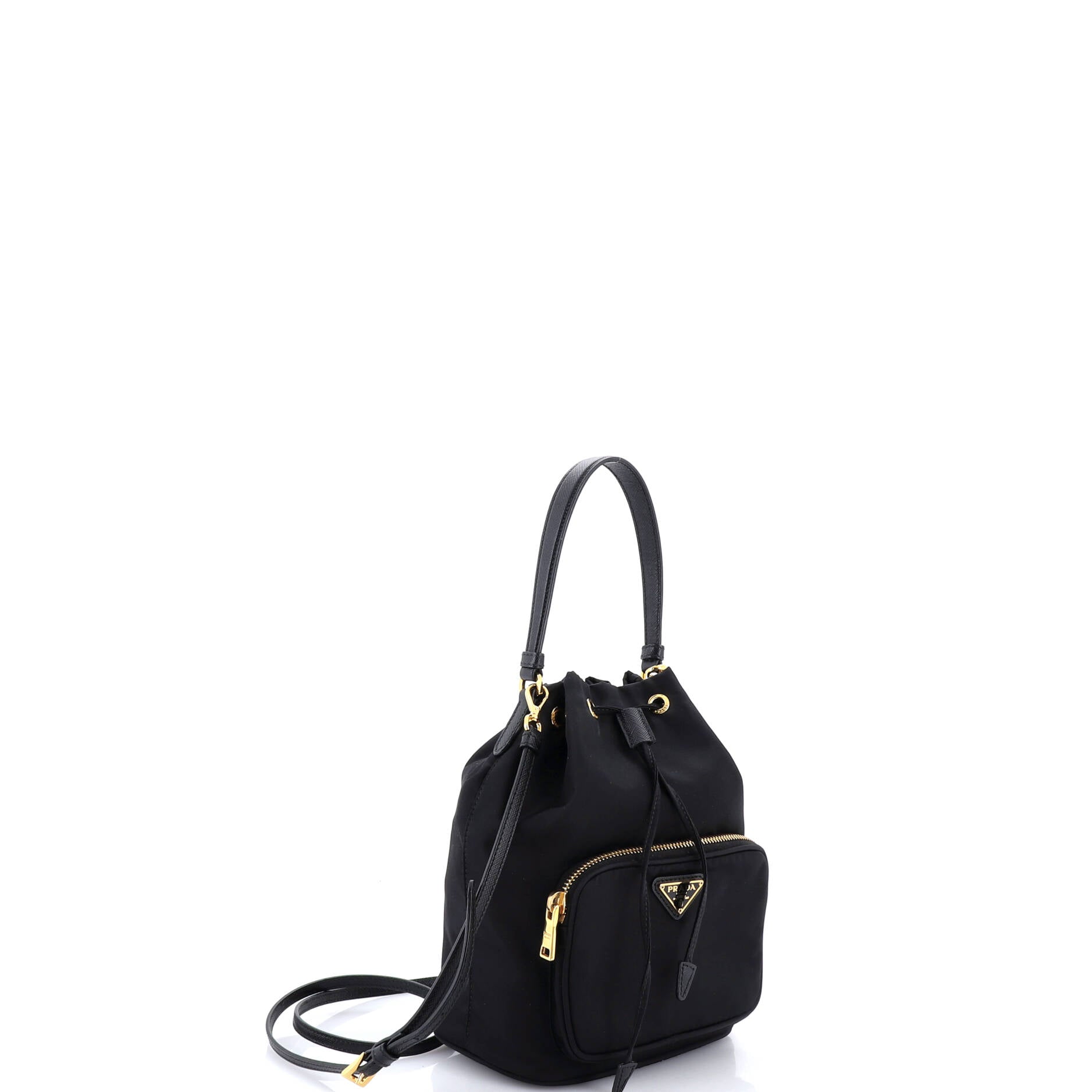 Duet Drawstring Bucket Bag Tessuto Small