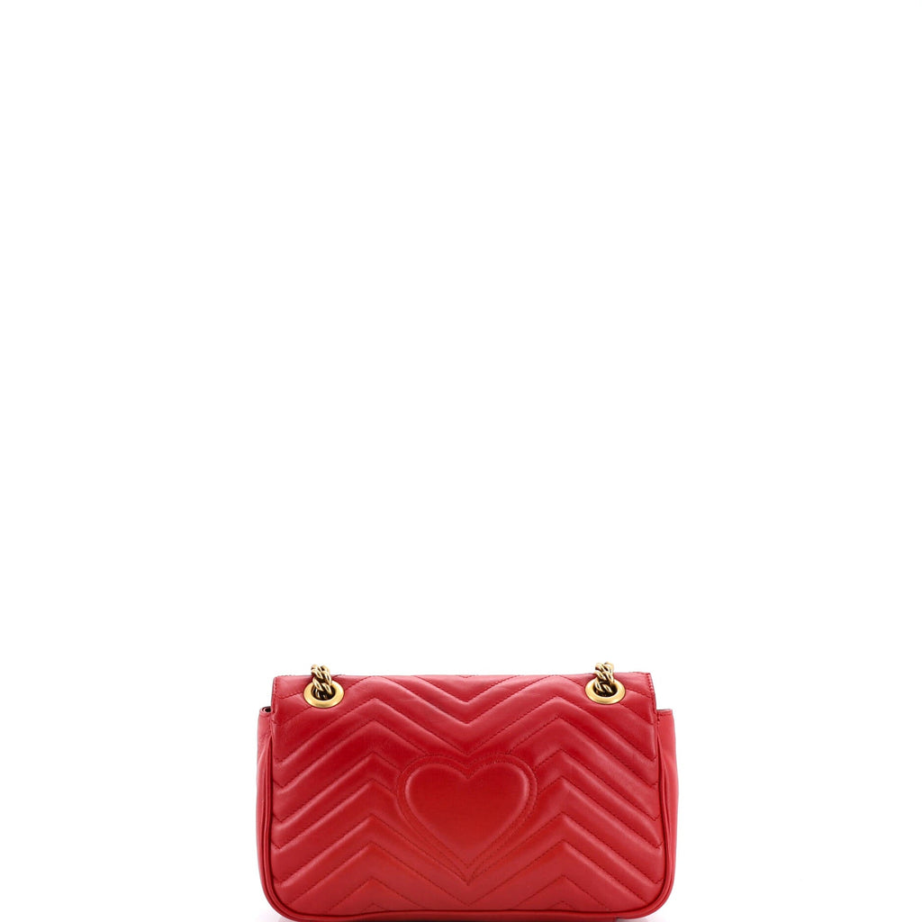 GG Marmont Flap Bag Matelasse Leather Small